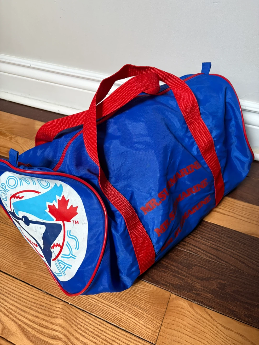 Vintage Toronto Blue Jays promo duffle MLB - photo 2
