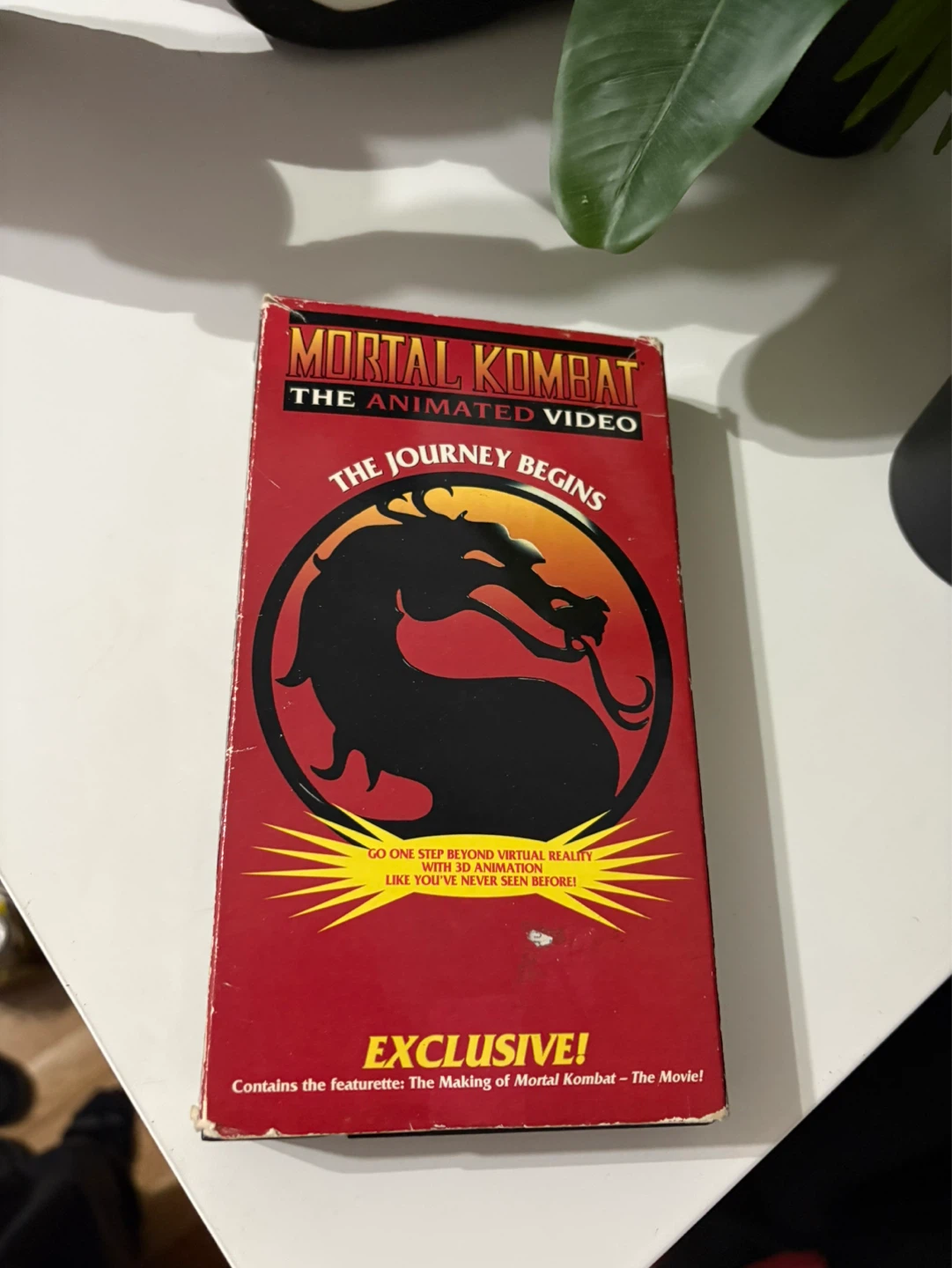 Mortal Kombat animated VHS tape midway sega nintendo