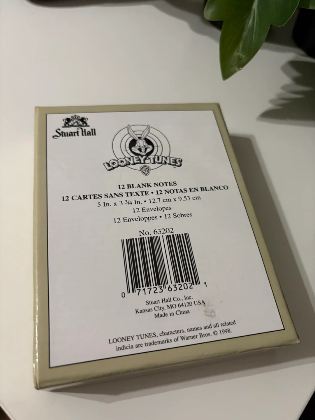 Looney Tunes 1998 blank notes invitations cards - photo 2