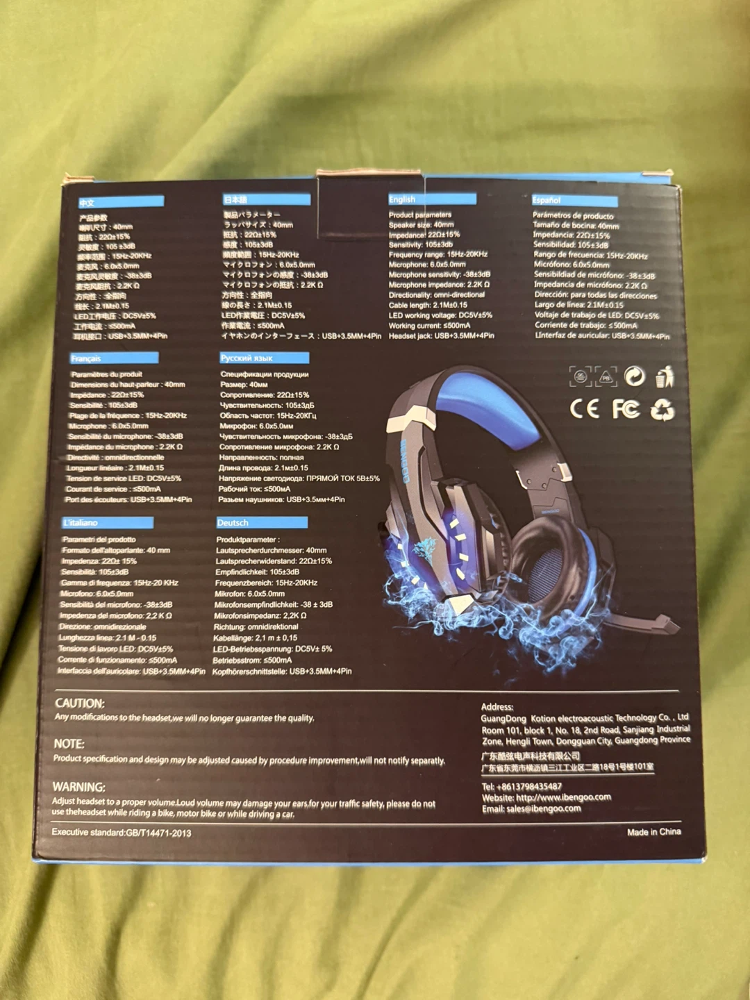 BENGOO G9000 Pro Gaming Headset - photo 2