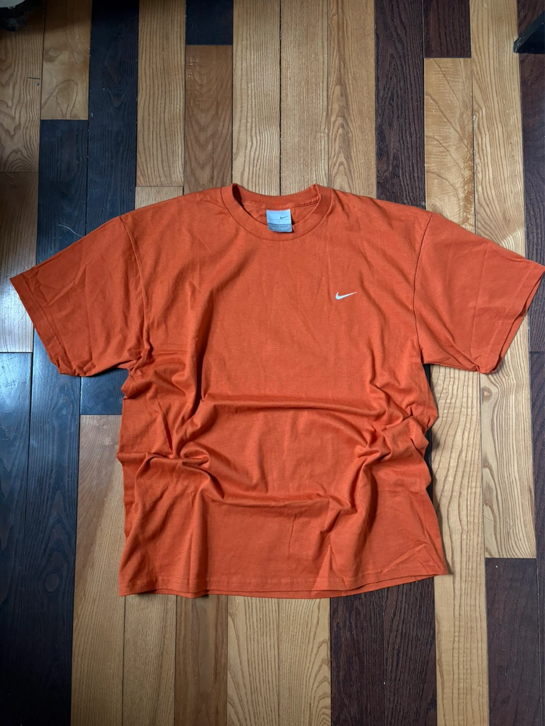 Vintage Nike y2k mini swoosh tee L orange - photo 2