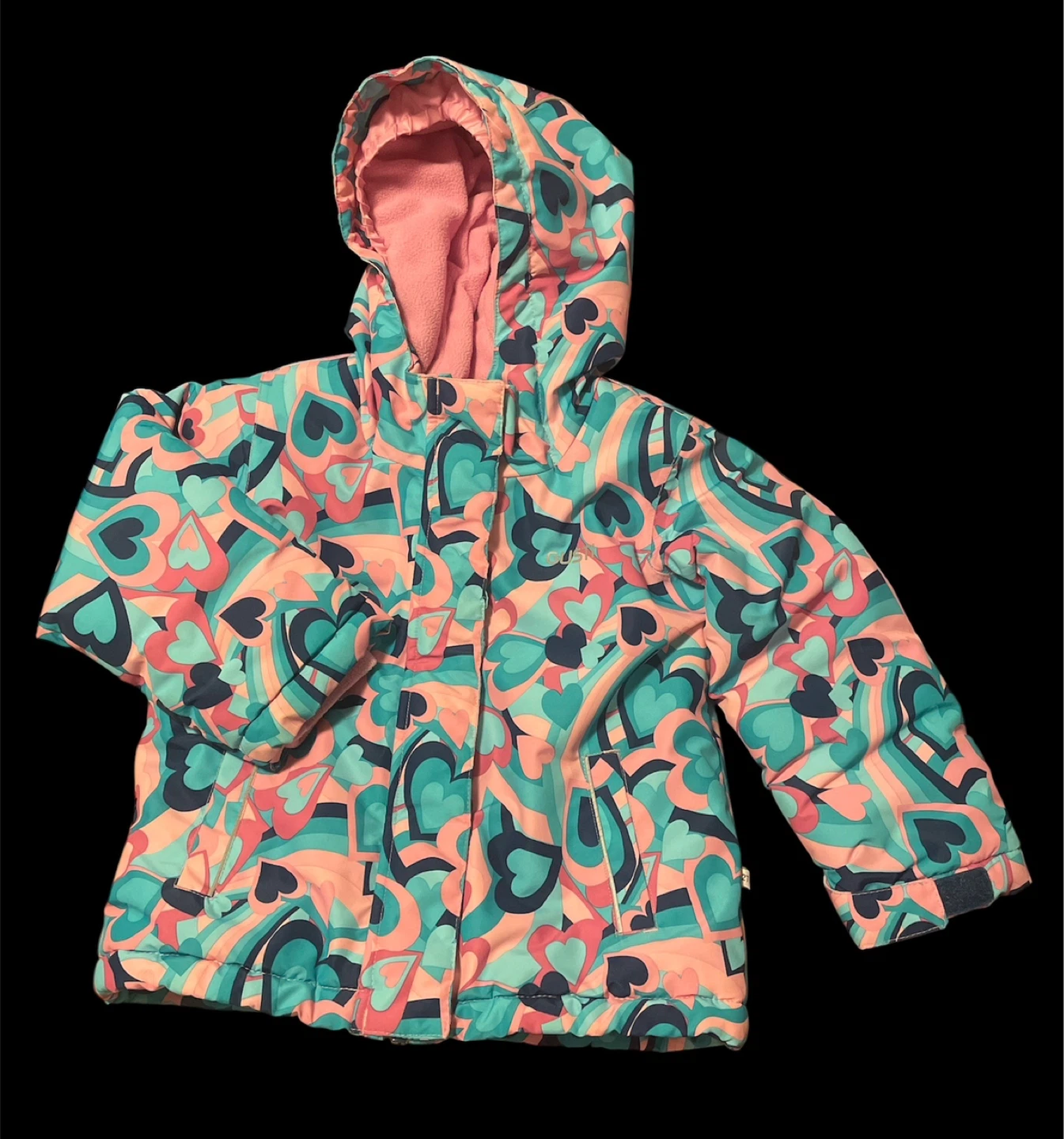 Gusti Girls Hooded Winter Jacket - Size 2T