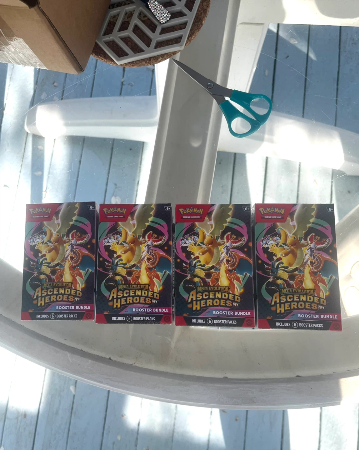 Pokemon Mega Evolution Ascended Heroes Booster Bundle (4 Packs)