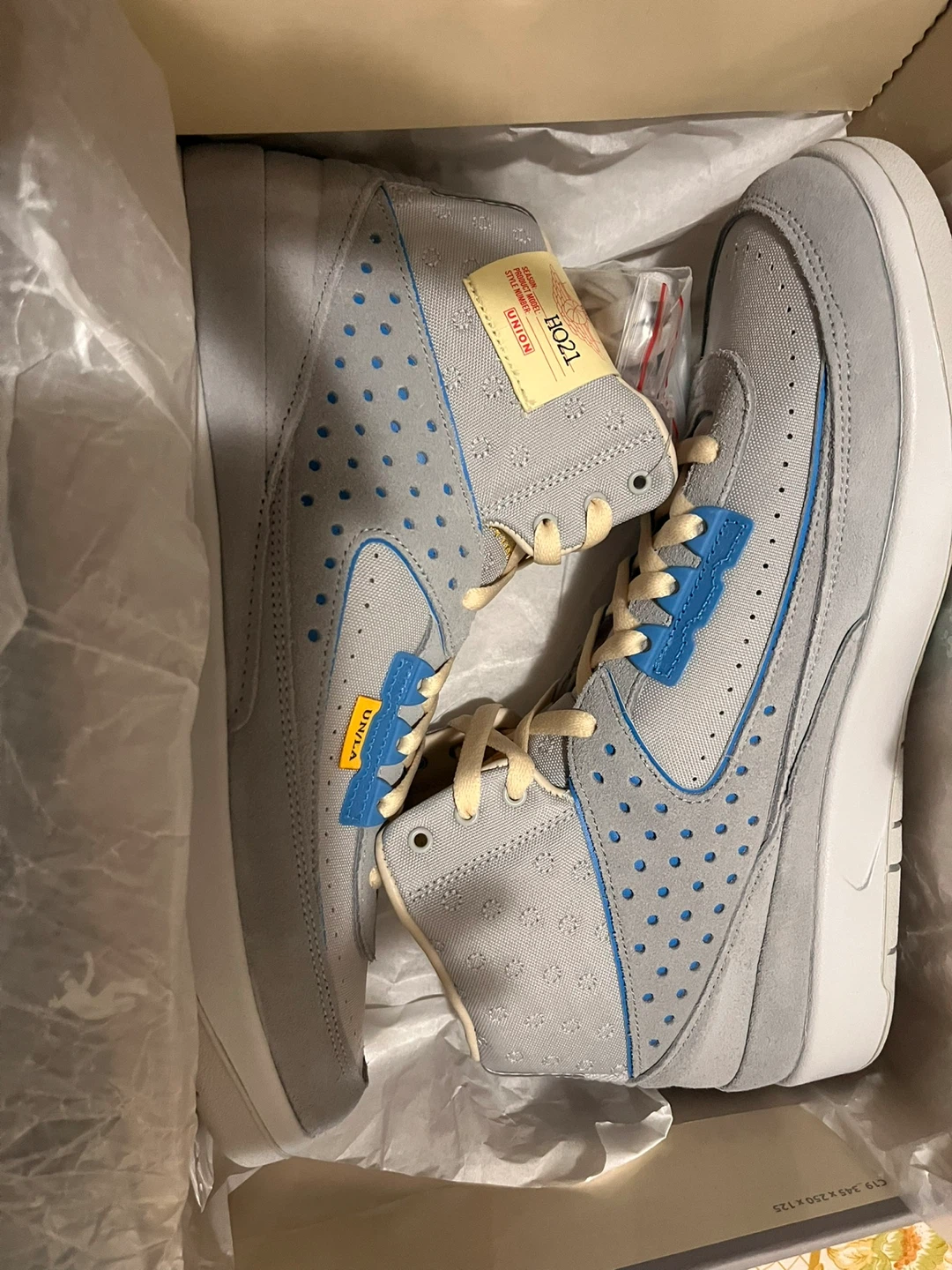 Nike Air Jordan 2 Retro SP Union Grey - photo 3