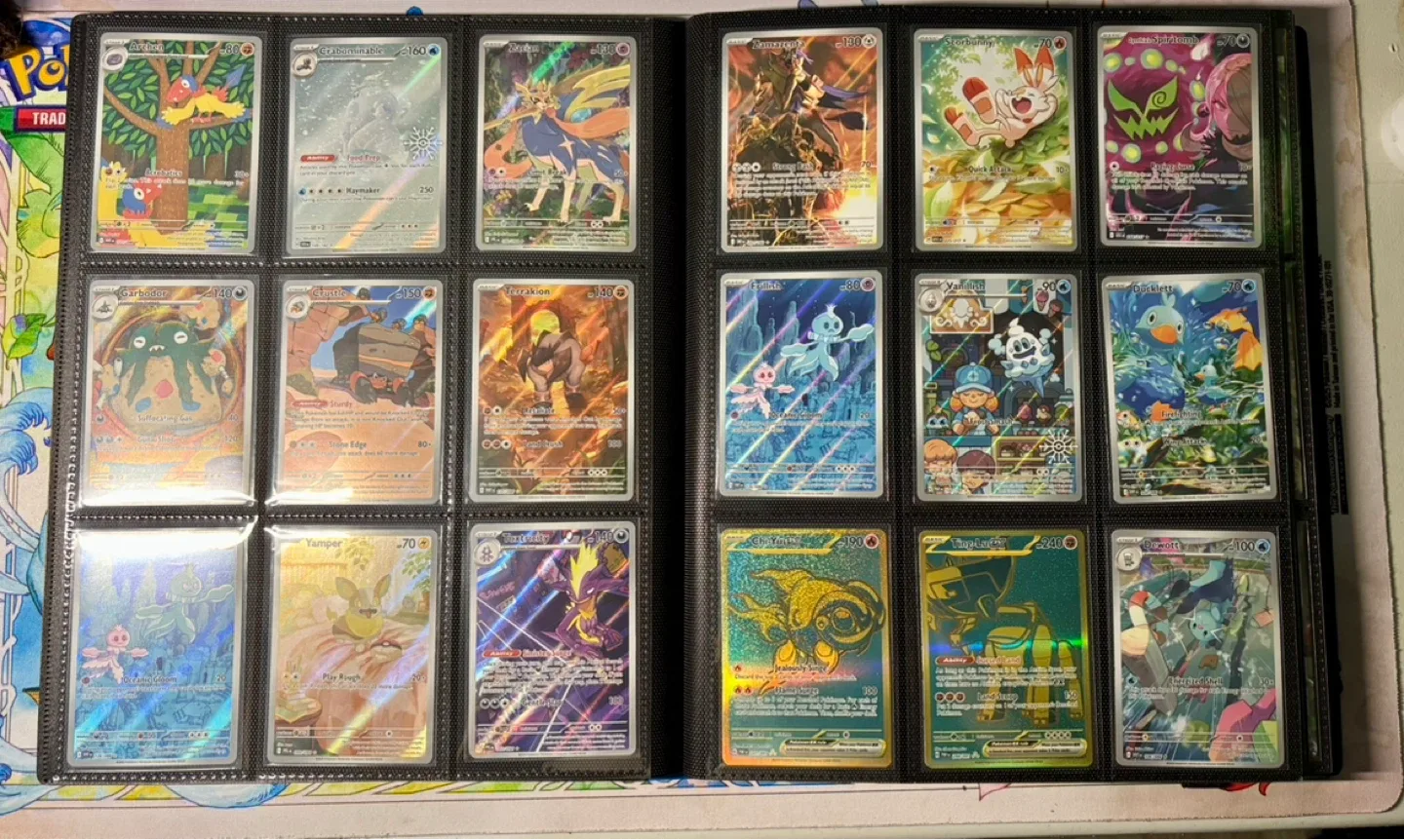 Collection of Pokémon Trading Cards