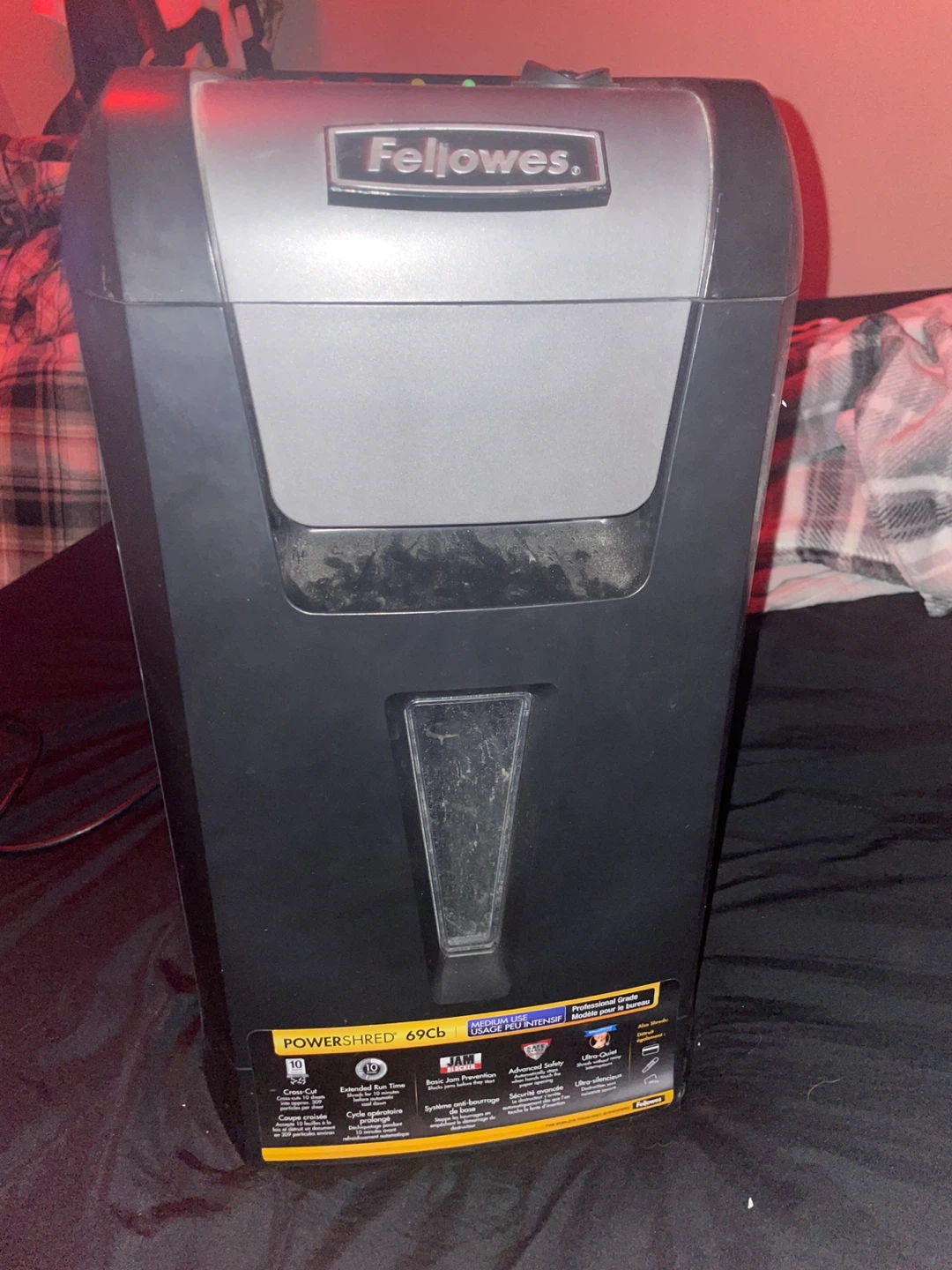 Fellowes Powershred 69Cb Shredder - photo 2