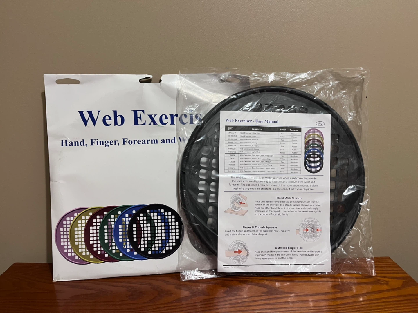 MASSAGE ROLLER SET & WEB HAND EXERCISER - photo 5
