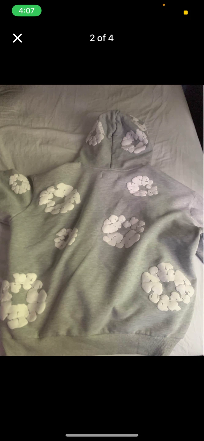 Grey DENIM TEARS Cloud Hoodie - photo 2
