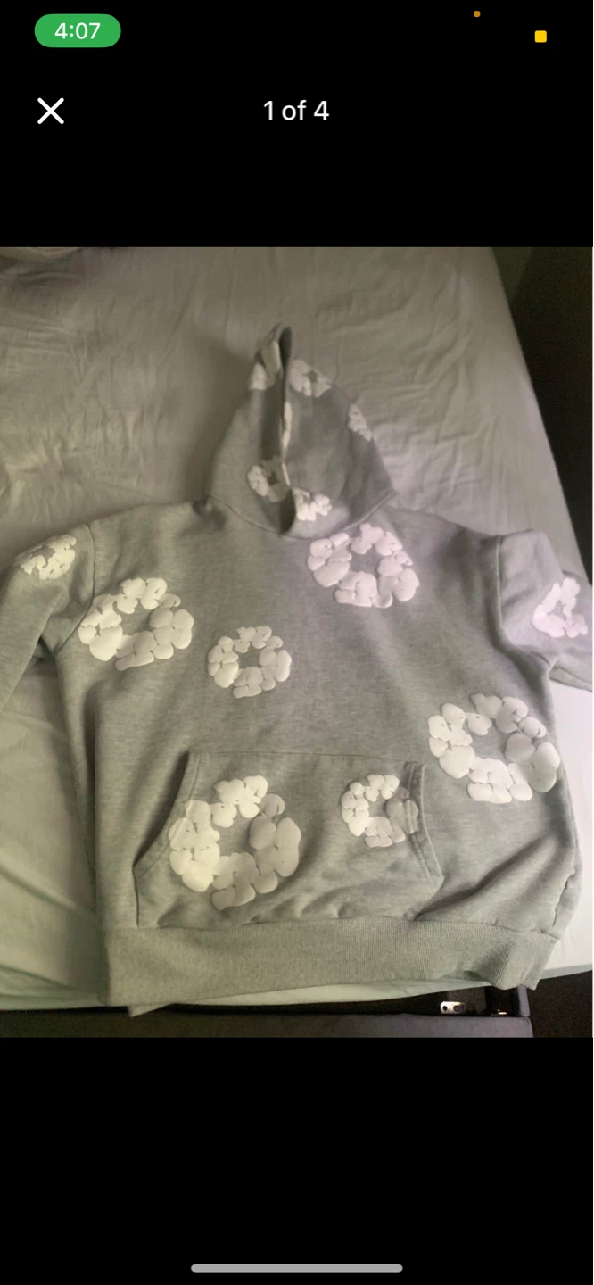Grey DENIM TEARS Cloud Hoodie