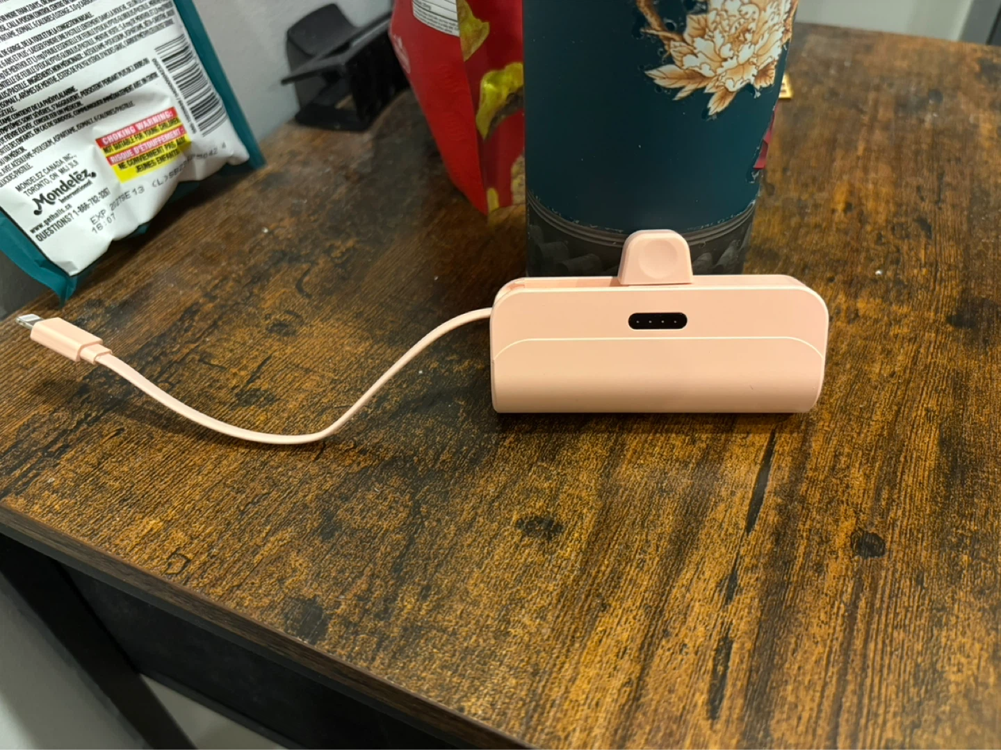 Pink Portable Charger Power Bank 4500mAh