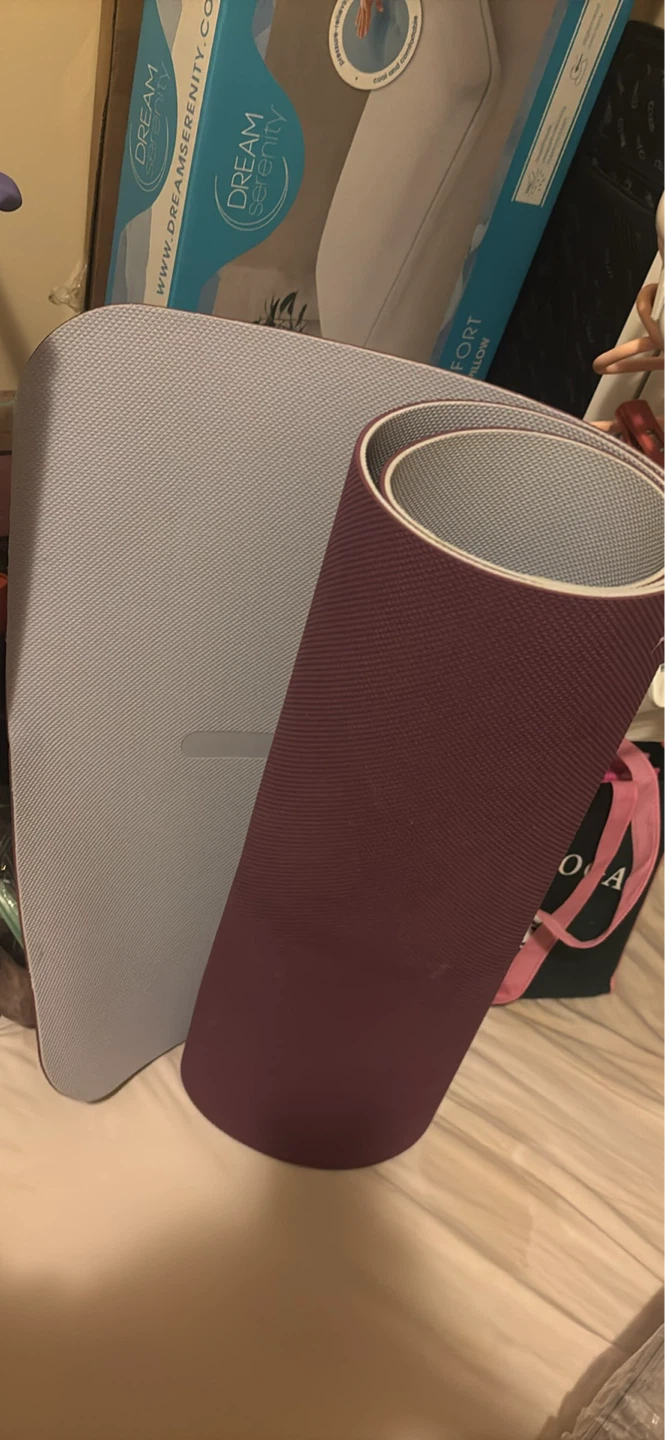 Yoga Mats - Burgundy and Grey - photo 3