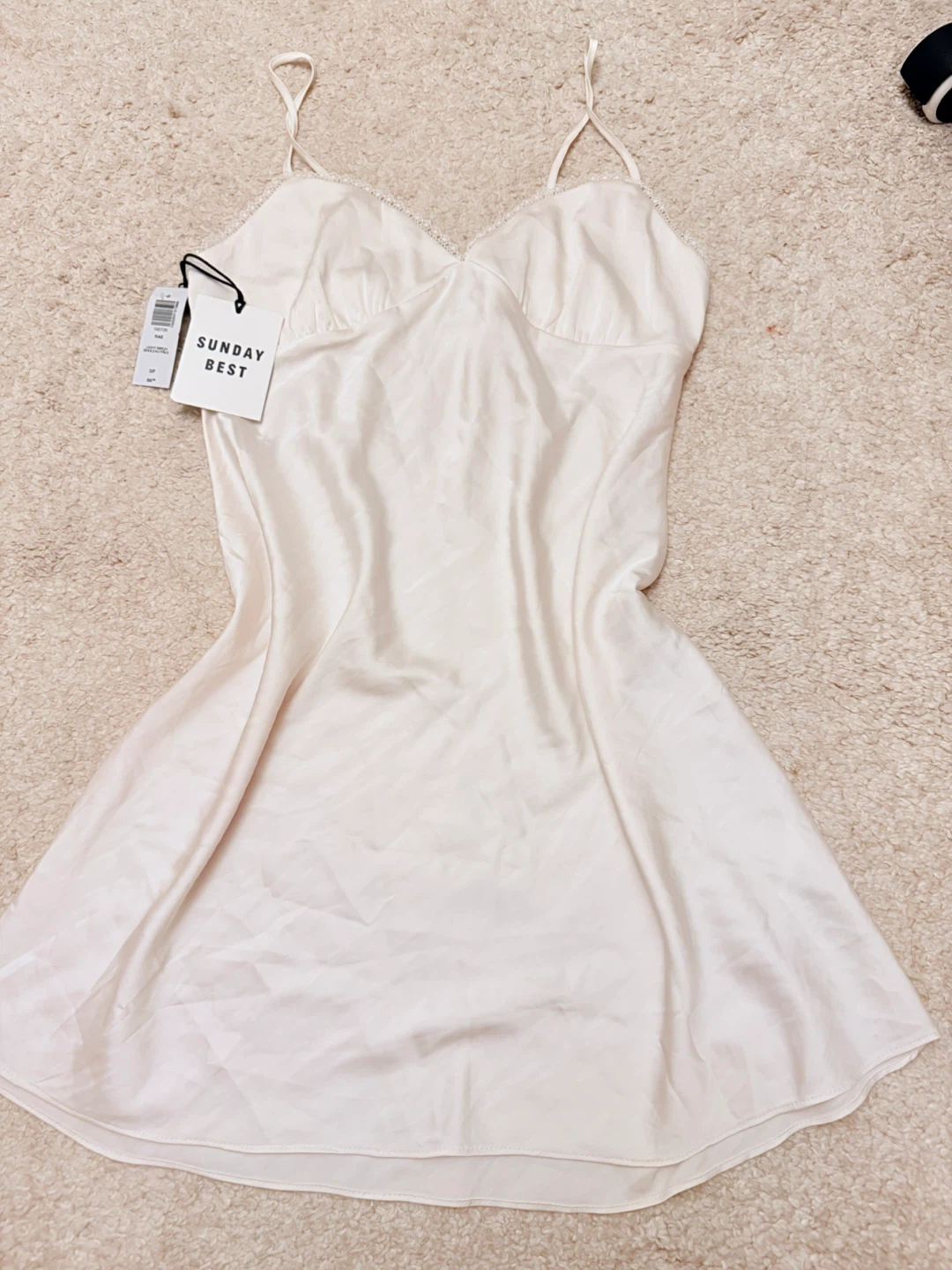 Sunday Best Slip Dress - Cream - photo 2