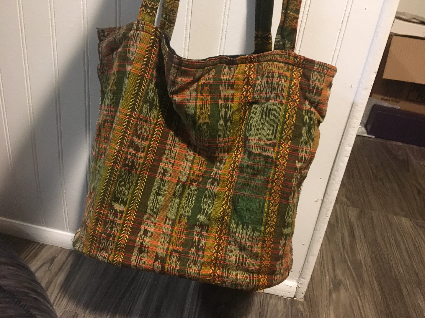Embroidered Tote Bag with Beading - photo 2