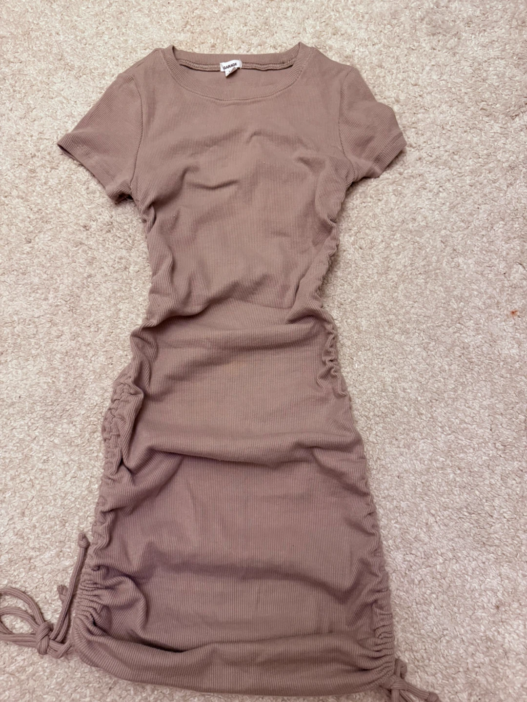 Garage Ruched Drawstring Dress - photo 2