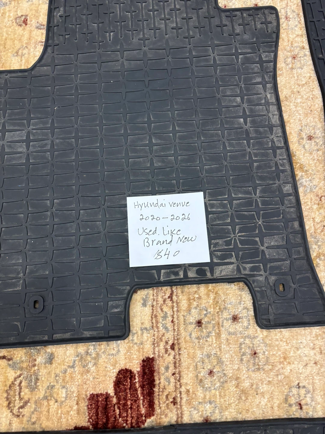 Hyundai Venue Floor Mats (2020-2026) - photo 2