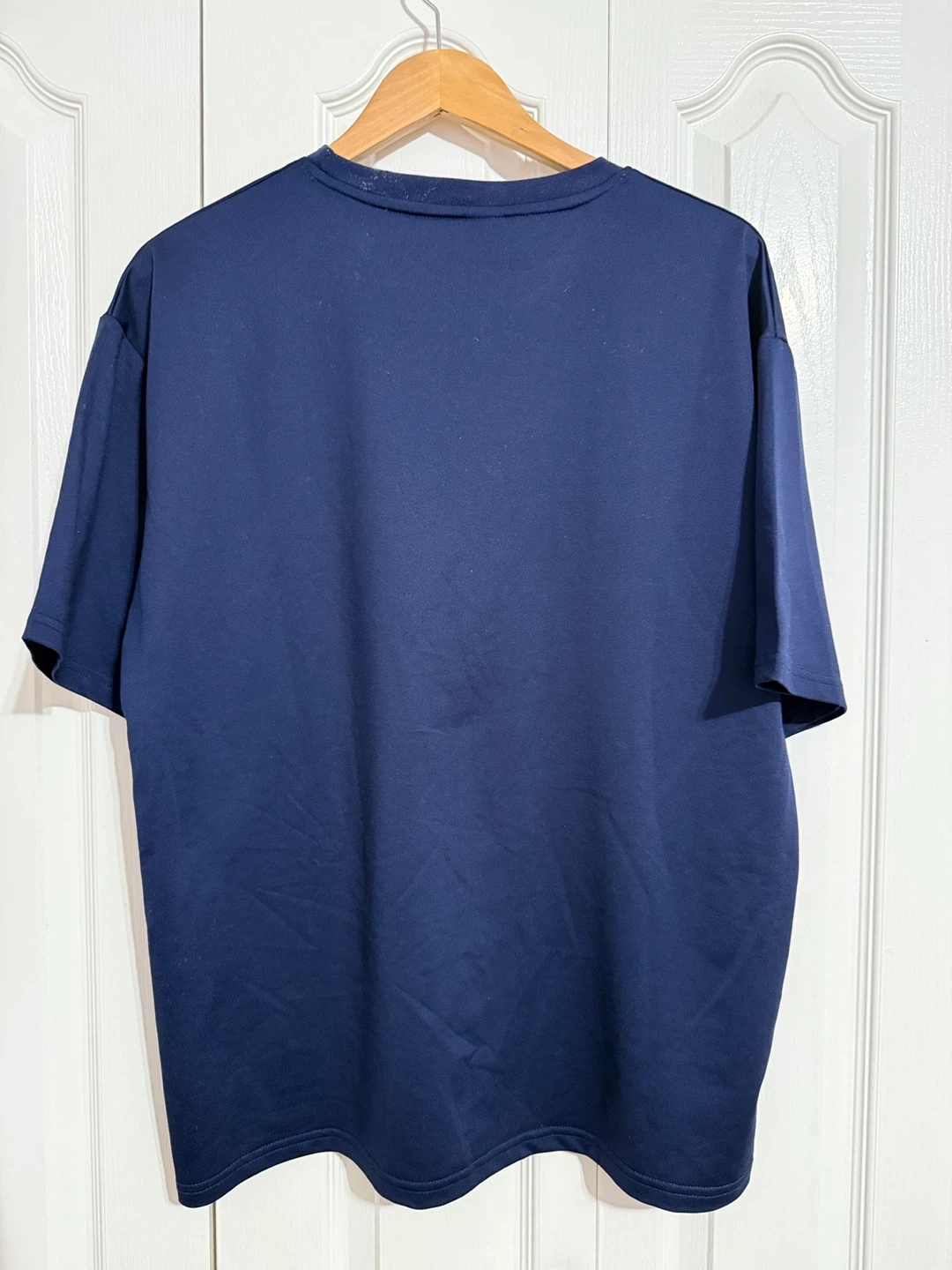 Navy Blue Cat Graphic T-Shirt Size L - photo 3