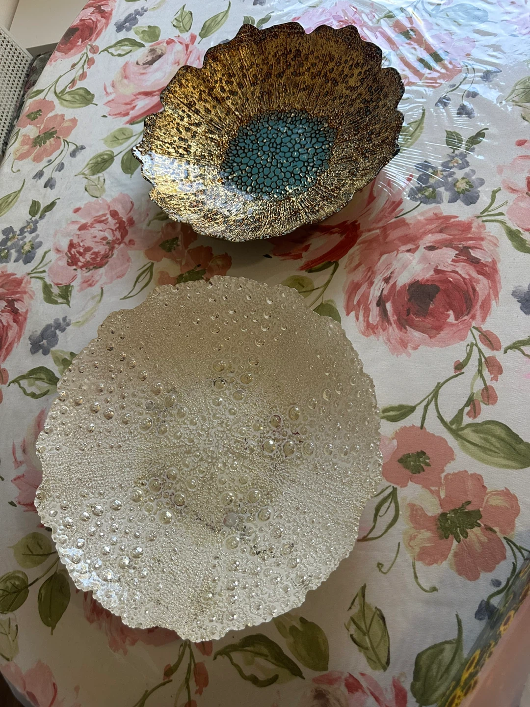 Decorative Bowl Set - Gold and White - photo 3