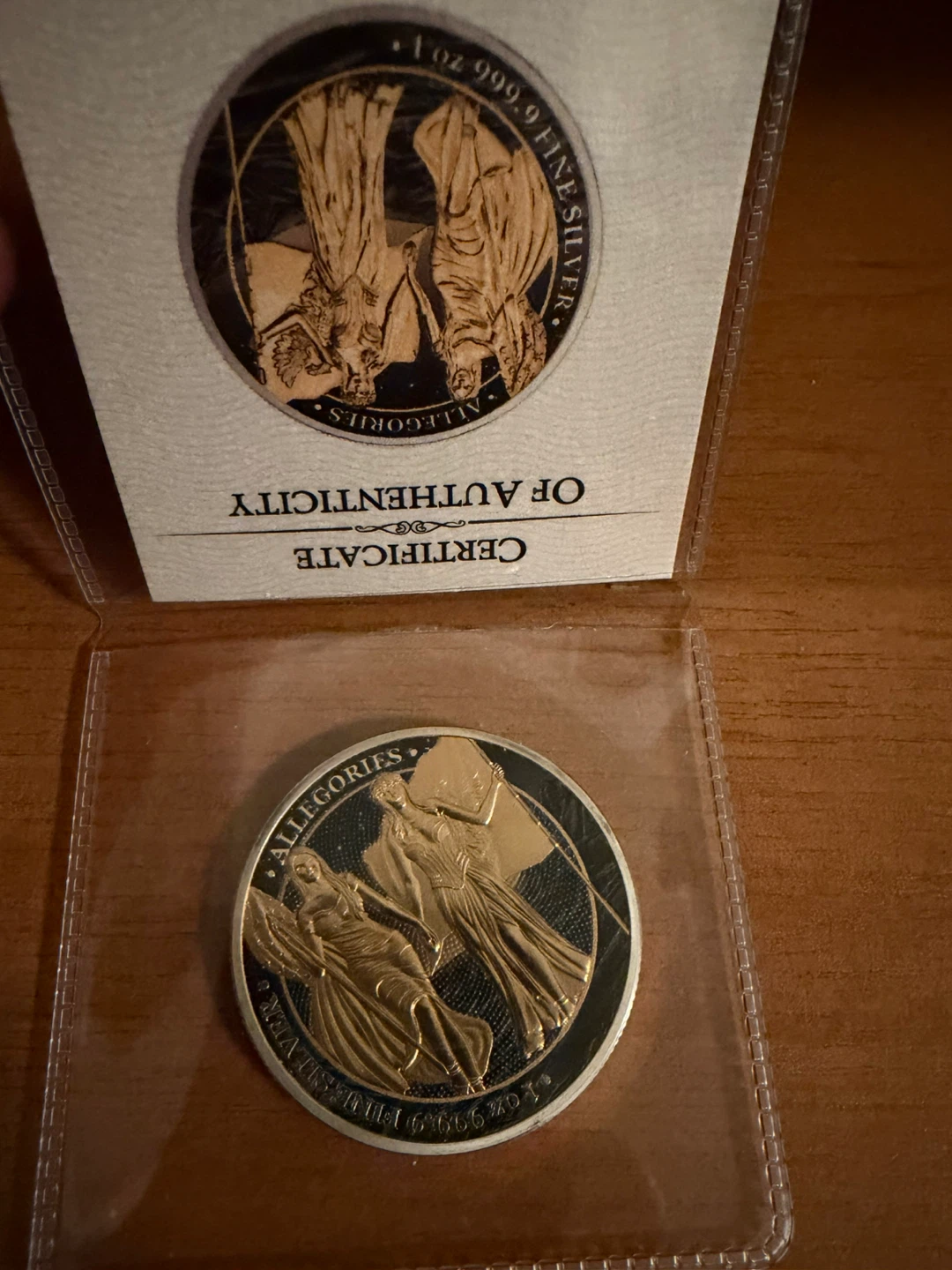 Germanic Allegories 1 oz 999.9 Fine Silver Coin