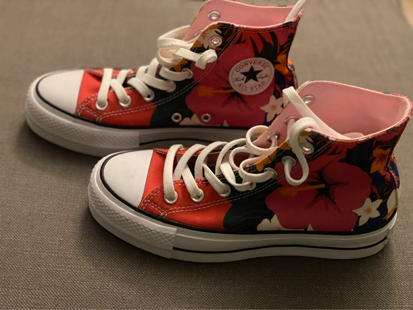 Converse Chuck Taylor All Star High Top Platform Floral Shoes - photo 3