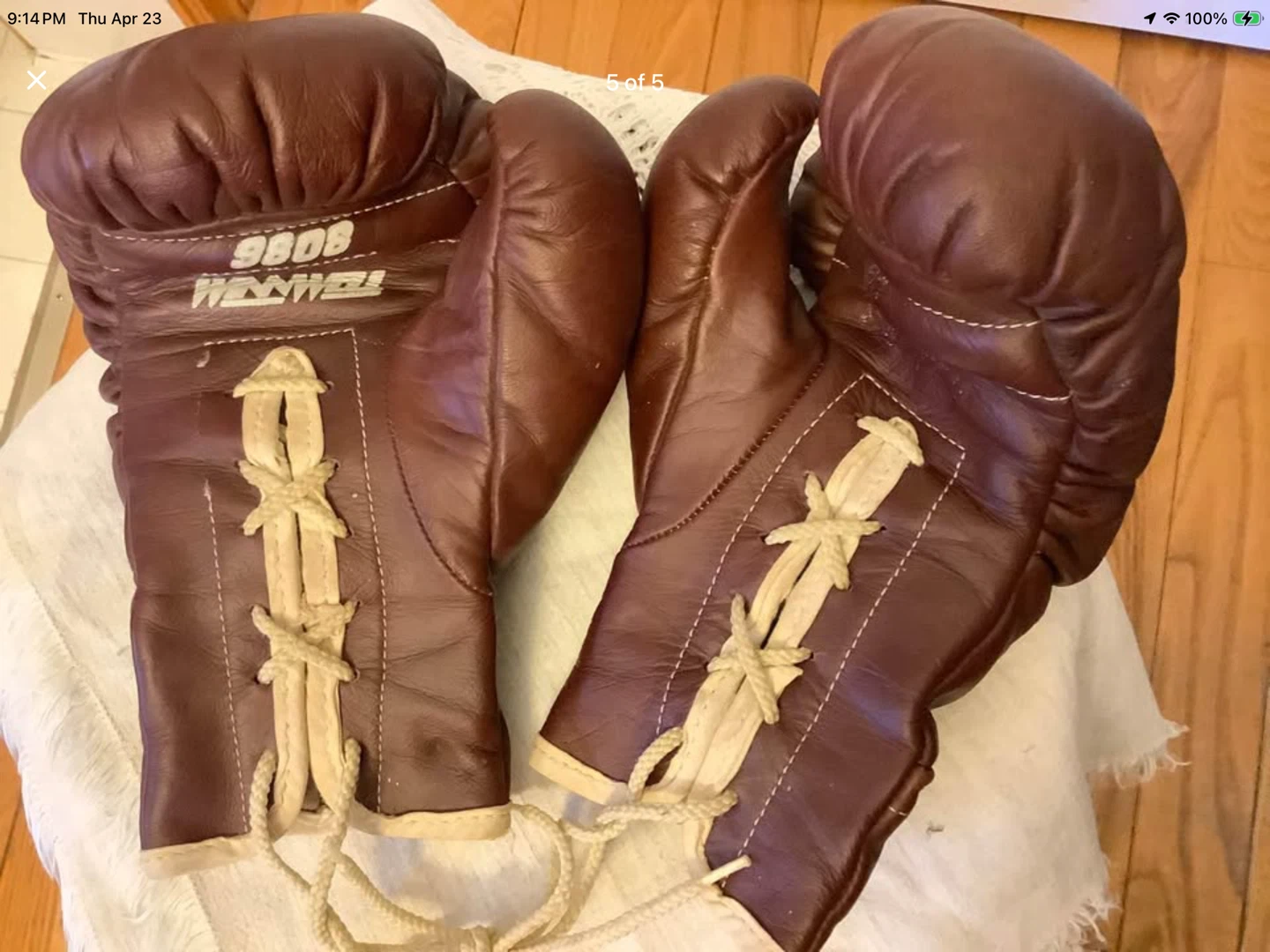 Winnwell #9808 Soft Brown Leather Boxing Gloves 🐞 - photo 5