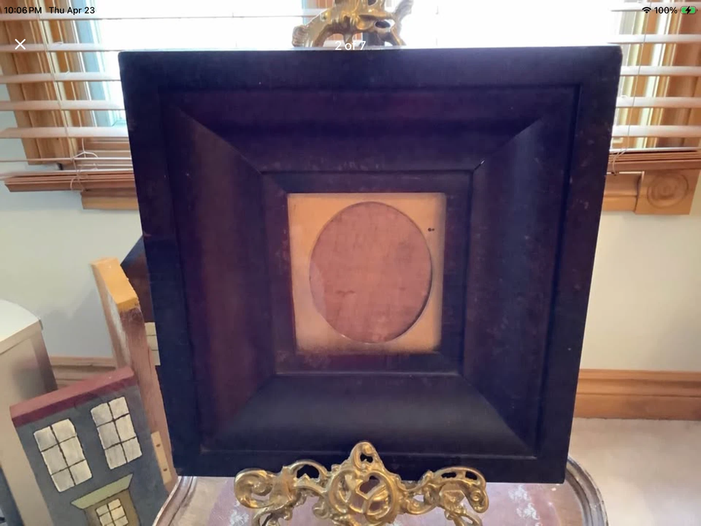 Eastlake Victorian Deep Well Walnut Frame 🐞 - photo 2