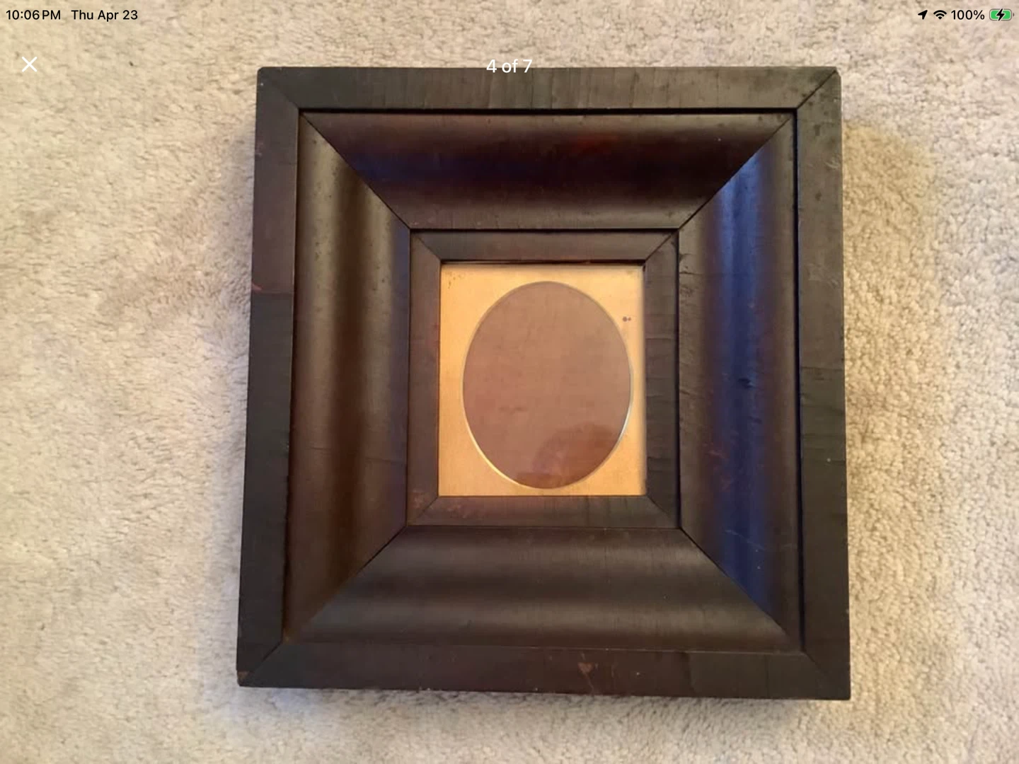 Eastlake Victorian Deep Well Walnut Frame 🐞 - photo 4