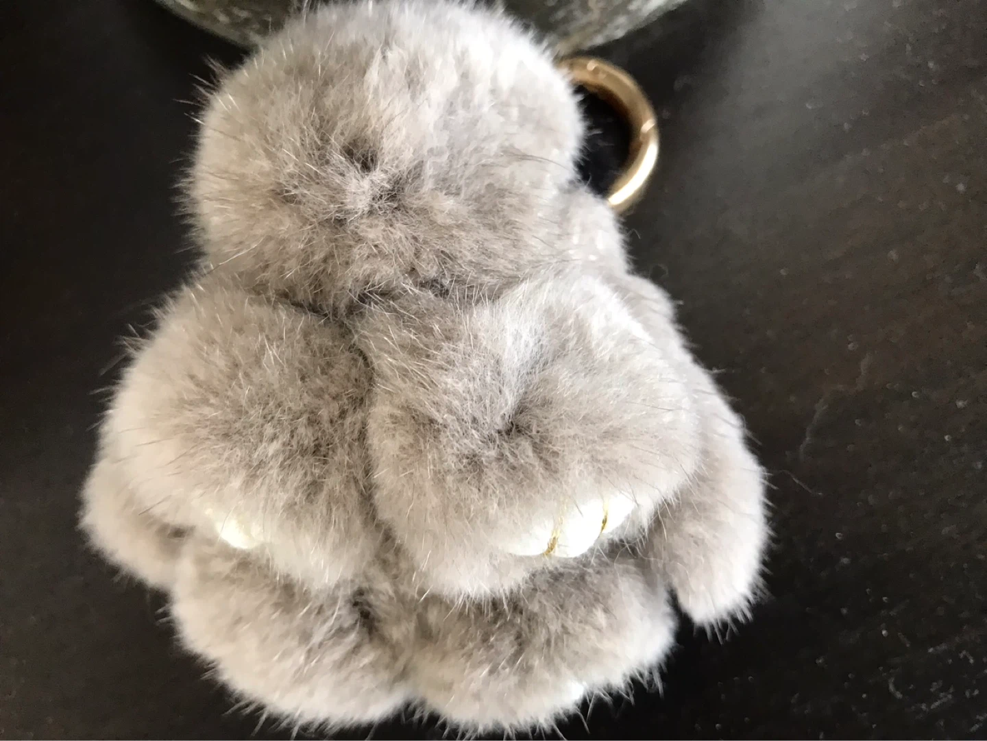 Fluffy Bunny Keychain Charm - Assorted Colors $10 each