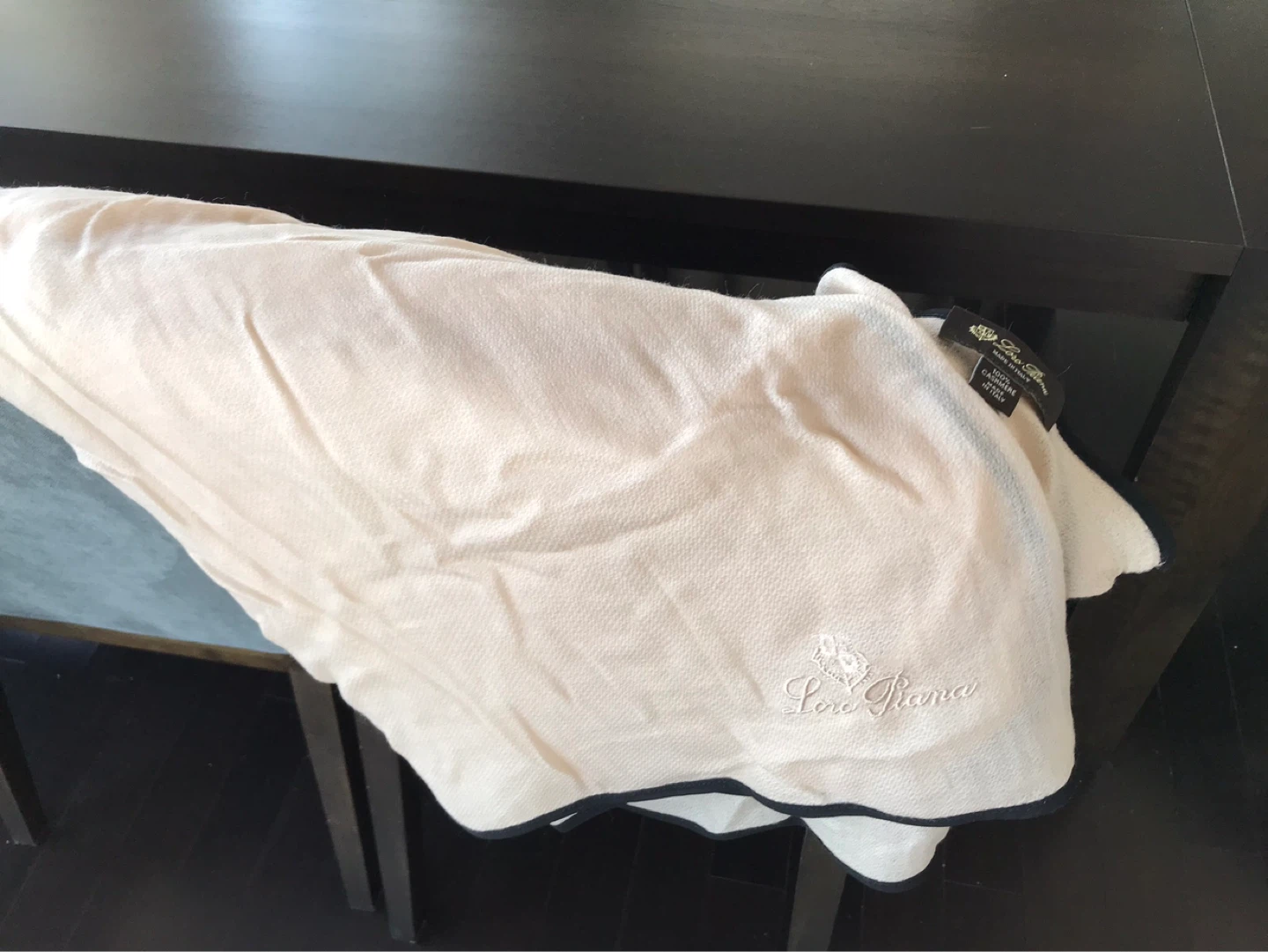 Loro Piana 100% Cashmere Scarf Made in Italy - photo 2