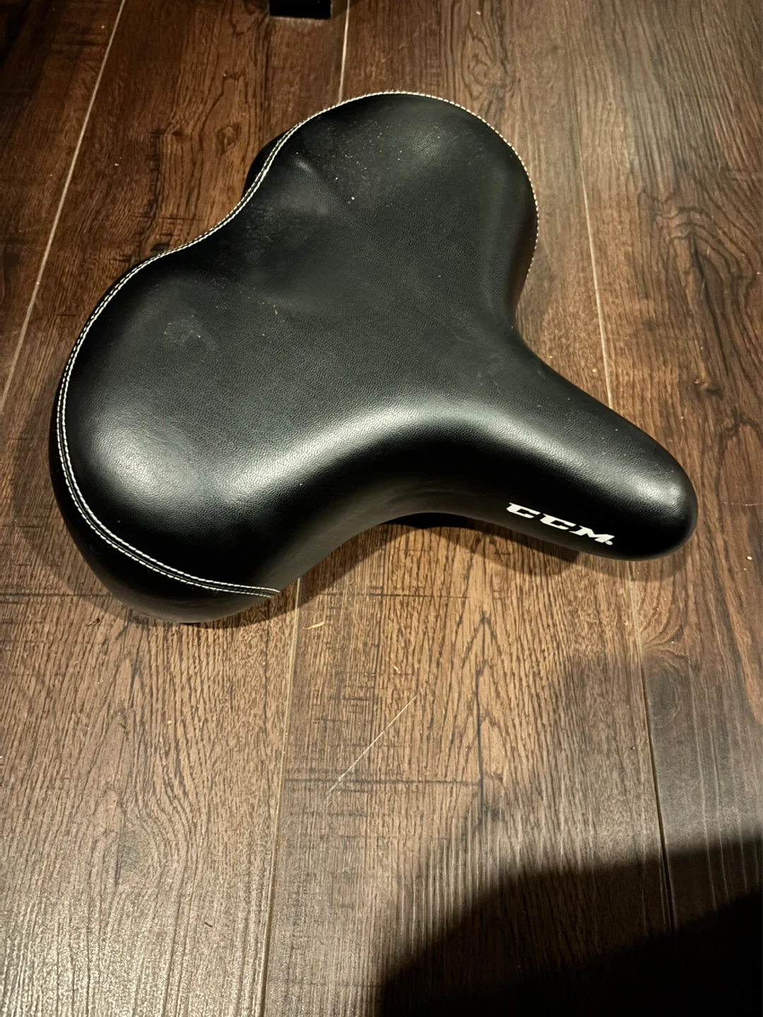 CCM Black Bicycle Saddle