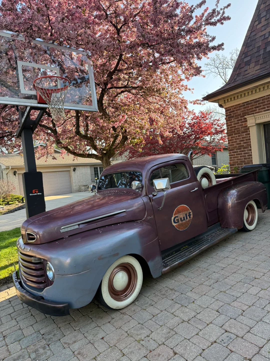 Vintage Ford F-Series Truck with Gulf Livery