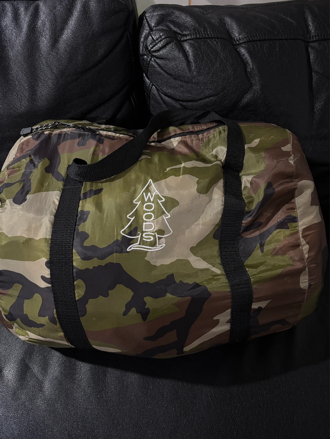 Woods Camo Duffel Bag