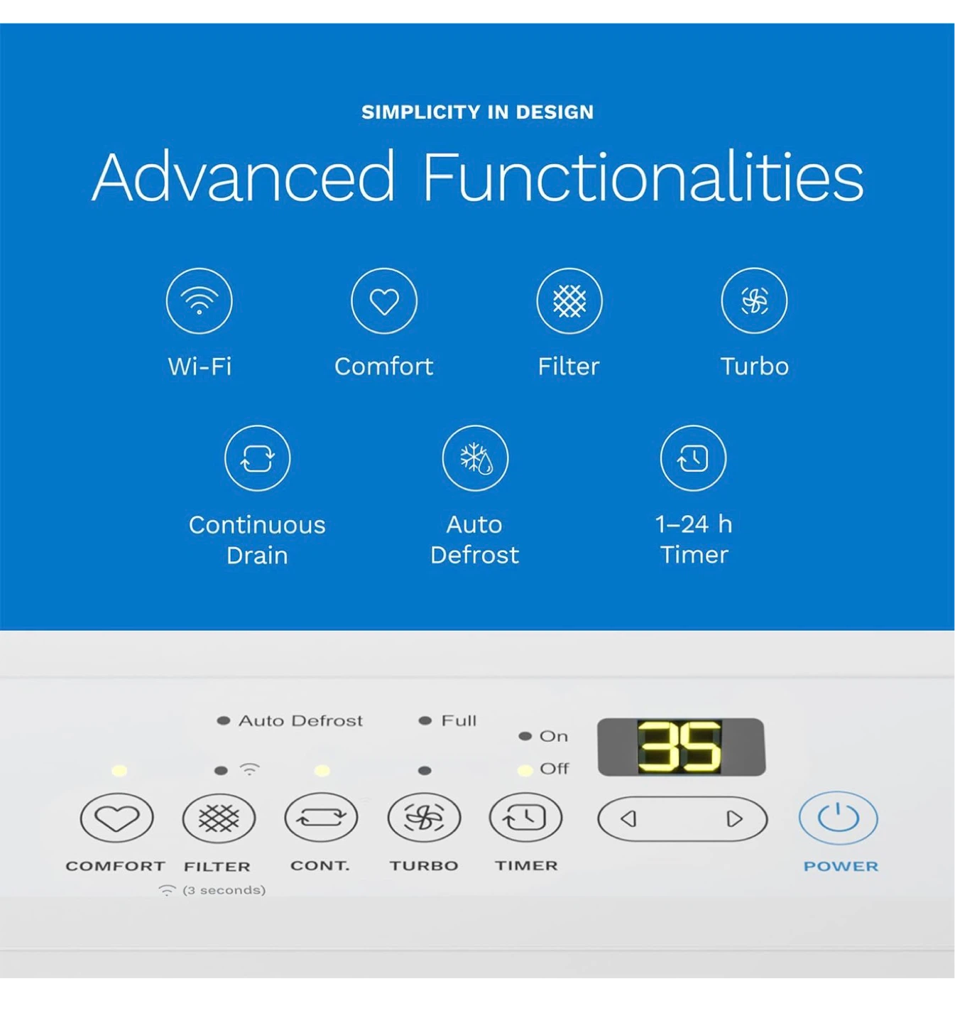 HomeLabs 50 Pint Dehumidifier - photo 3