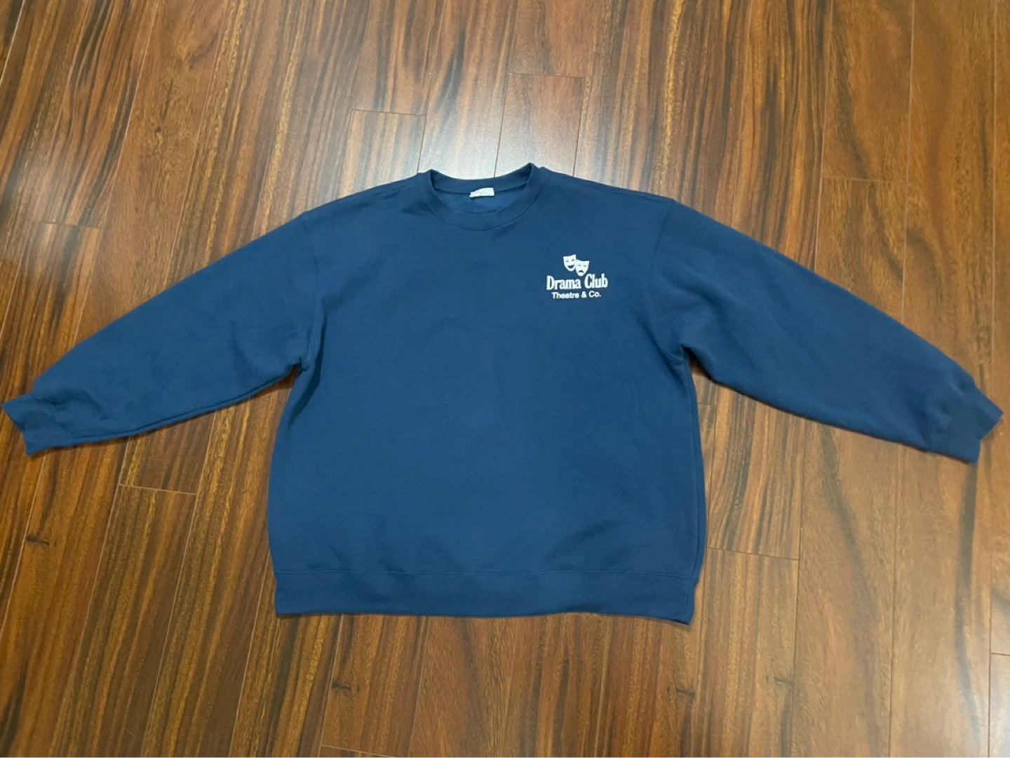 Ardene women’s XL sweatshirt, drama club, blue