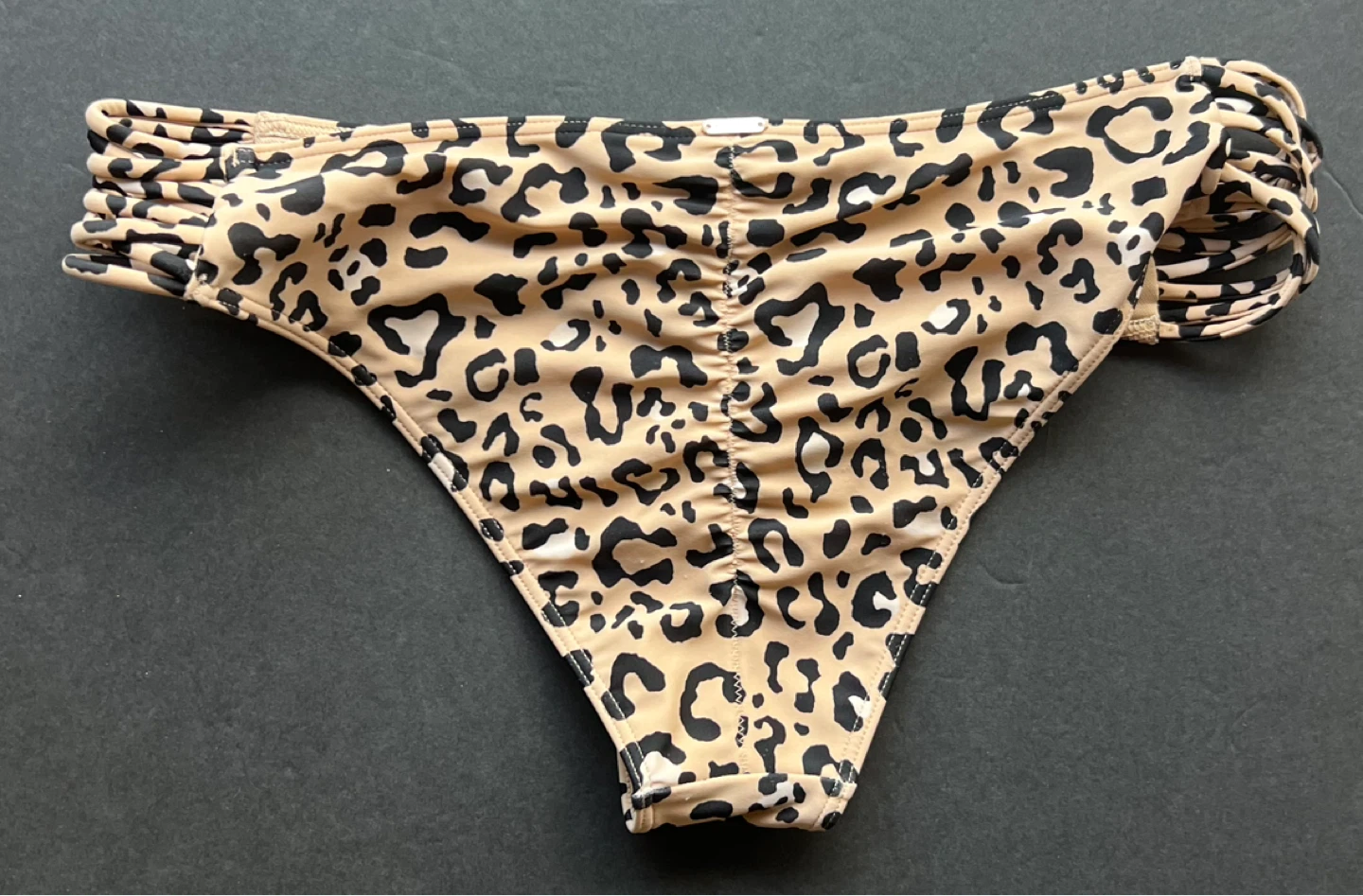 Hollister Swim Leopard Print Bikini Bottoms Size L - photo 4