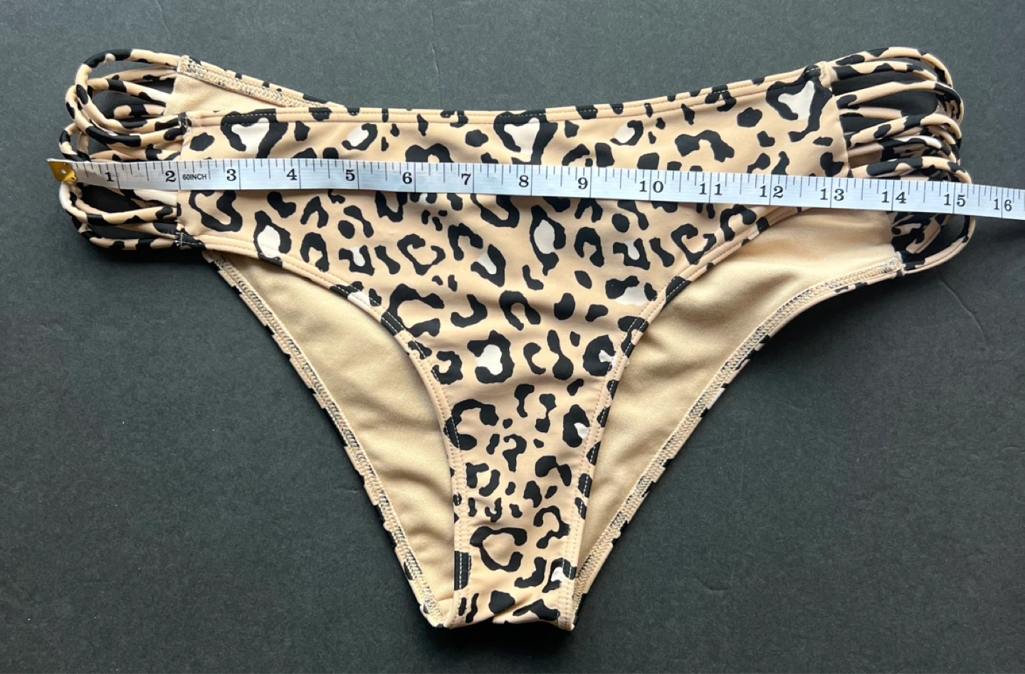 Hollister Swim Leopard Print Bikini Bottoms Size L - photo 5