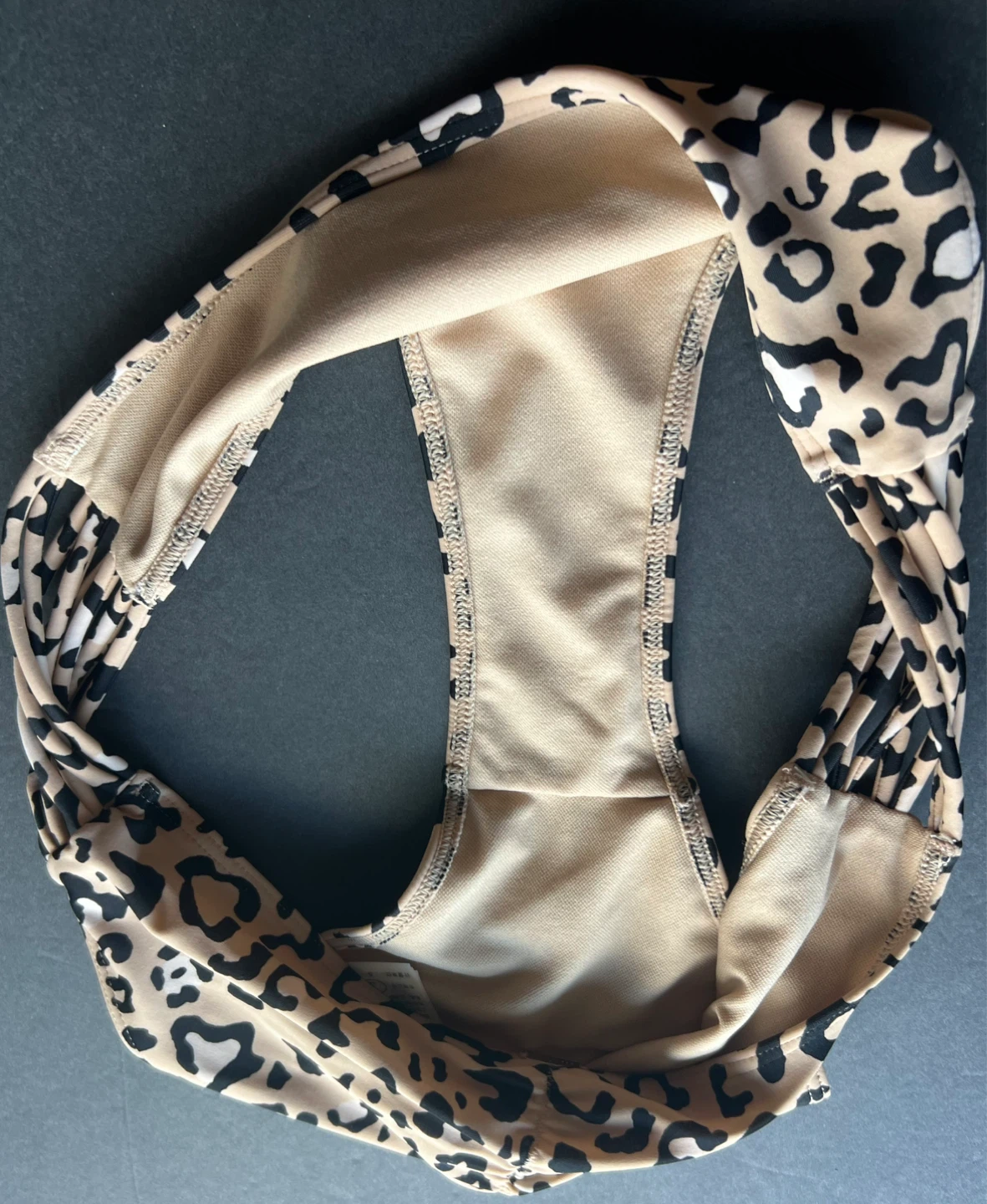 Hollister Swim Leopard Print Bikini Bottoms Size L - photo 3