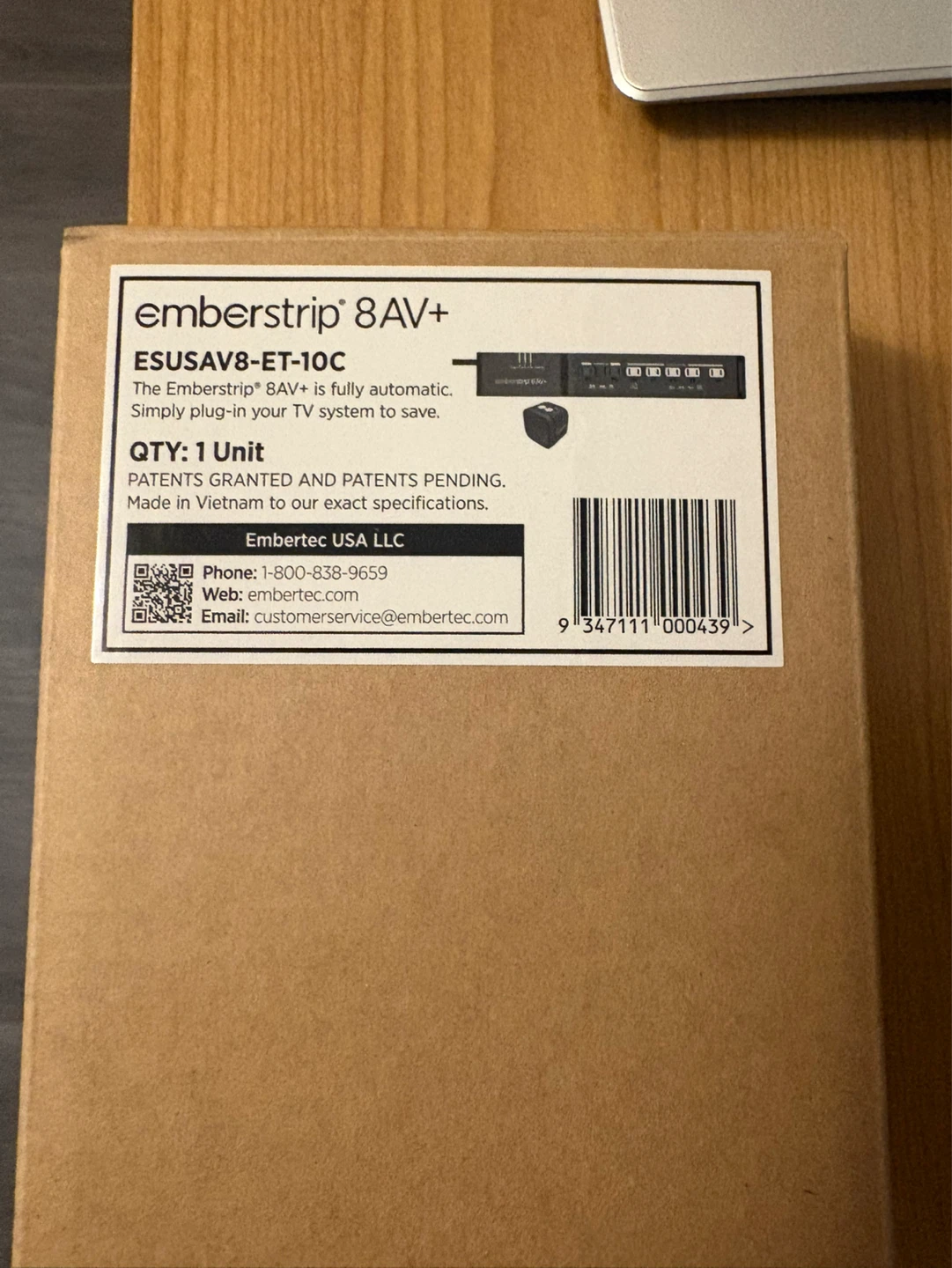Emberstrip 8AV+ ESUSAV8-ET-10C