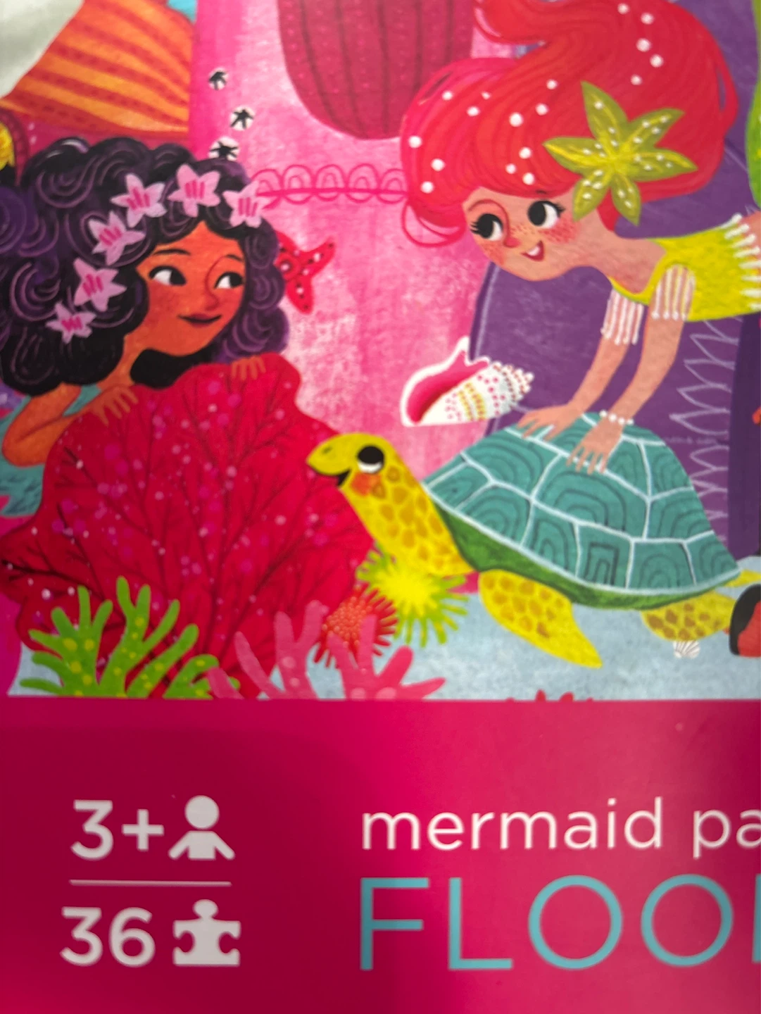 Crocodile Creek Mermaid Palace Floor Puzzle - photo 2