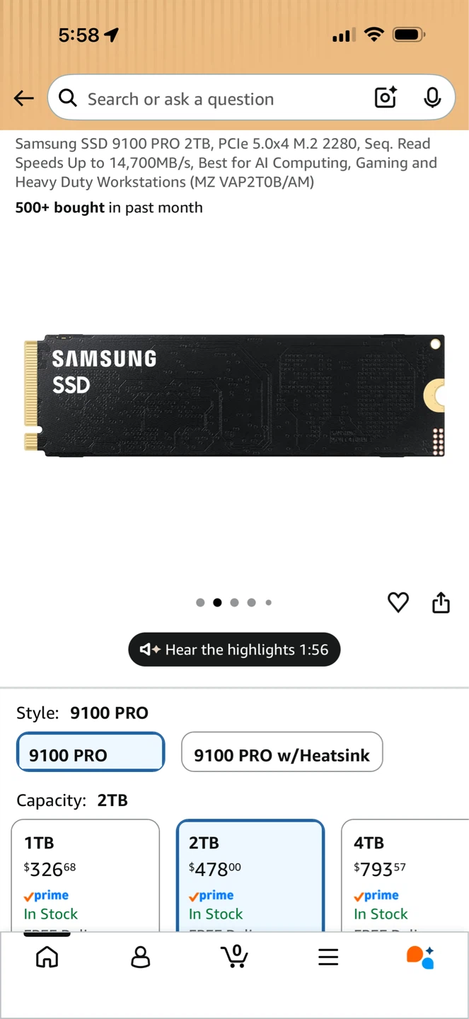 Samsung 9100 PRO 2TB SSD - photo 2