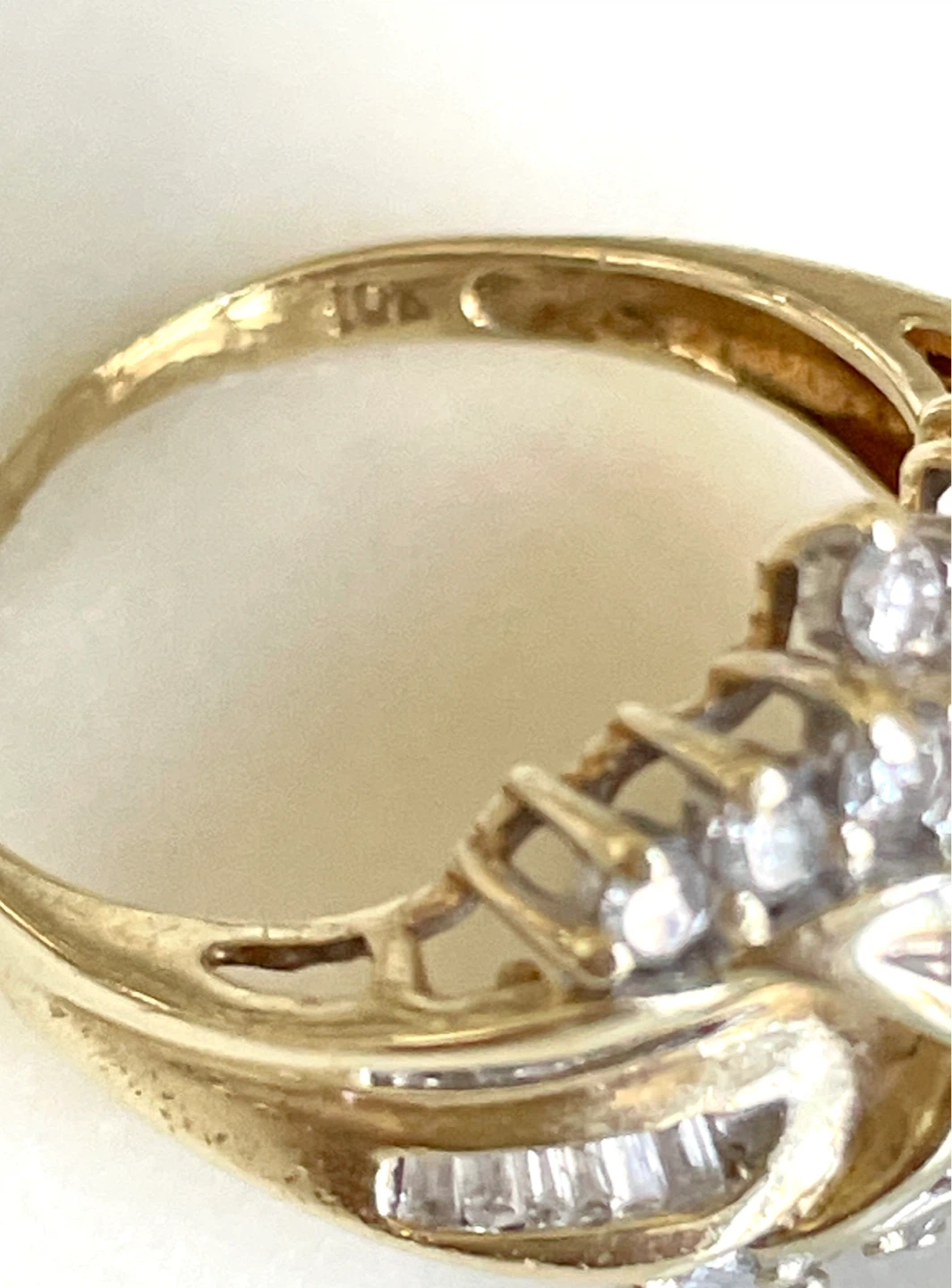 STUNNING Diamond Gold Ring - Natural Diamonds - photo 5