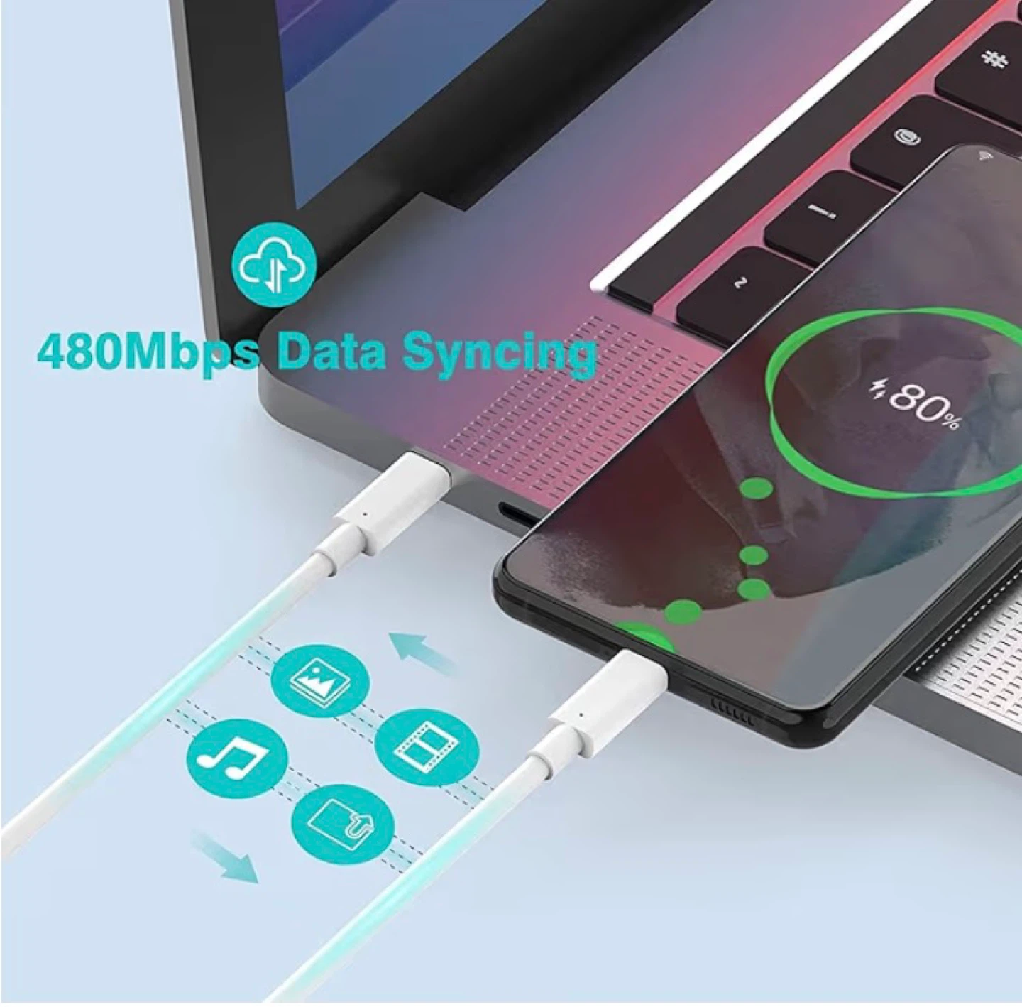 USB C to USB C Cable - photo 4