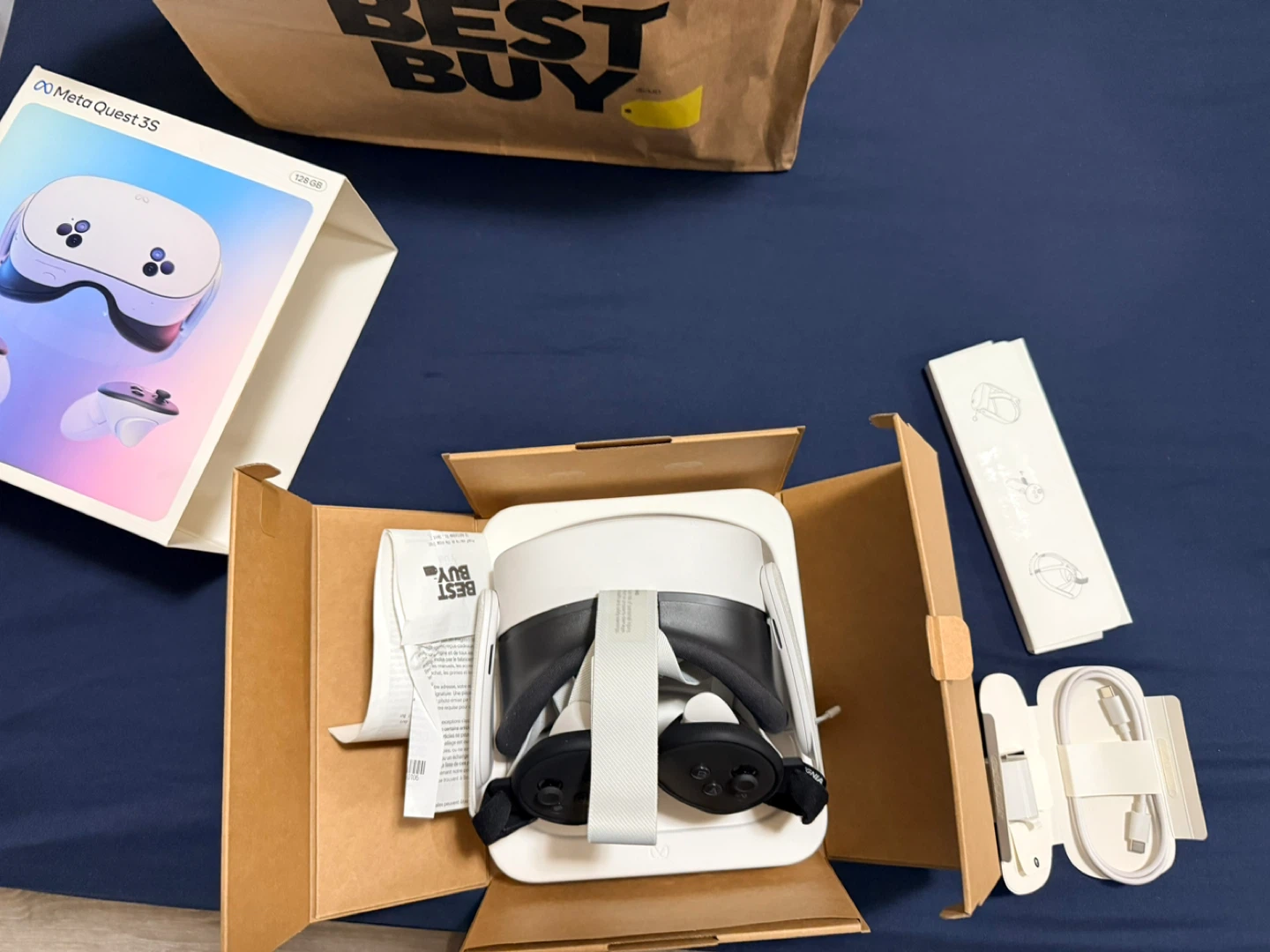 Meta Quest 3S VR Headset under warranty