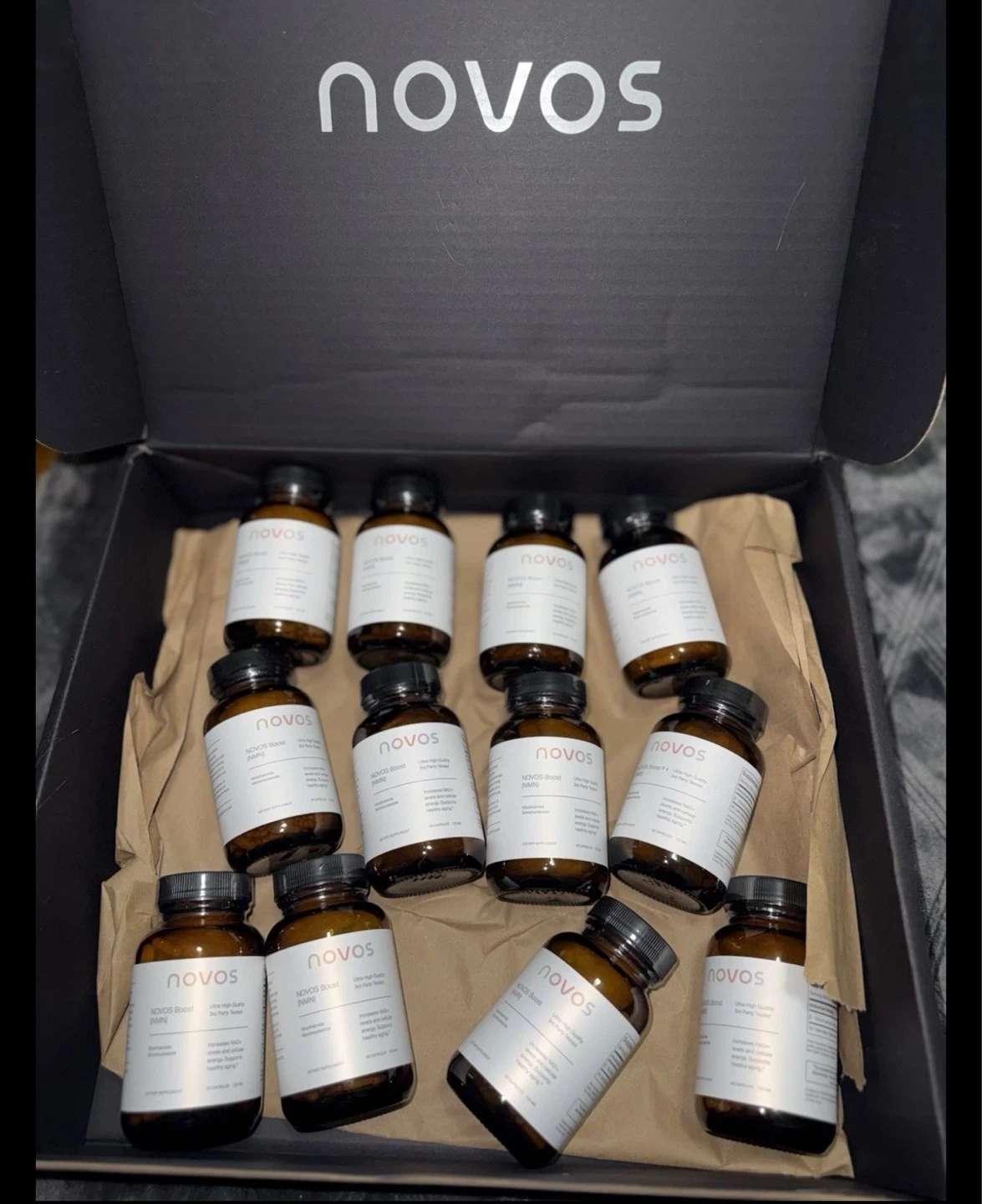 Novos Supplement Bottles x 12 bottles - photo 2