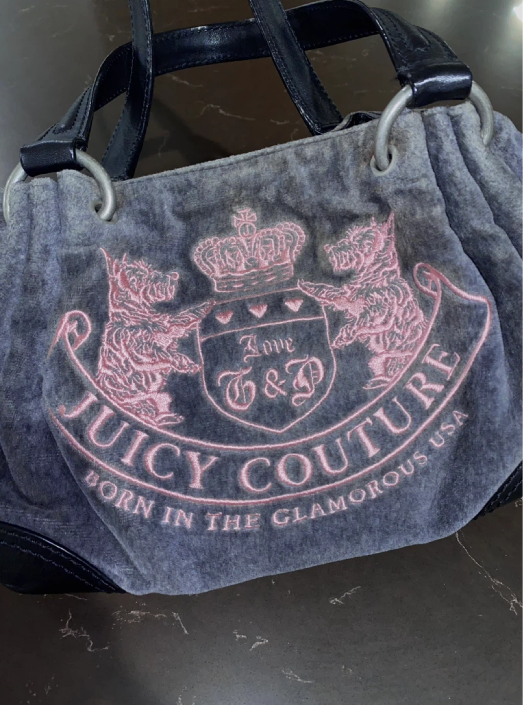 Vintage Juicy Couture Scotty Hobo Bag - photo 3