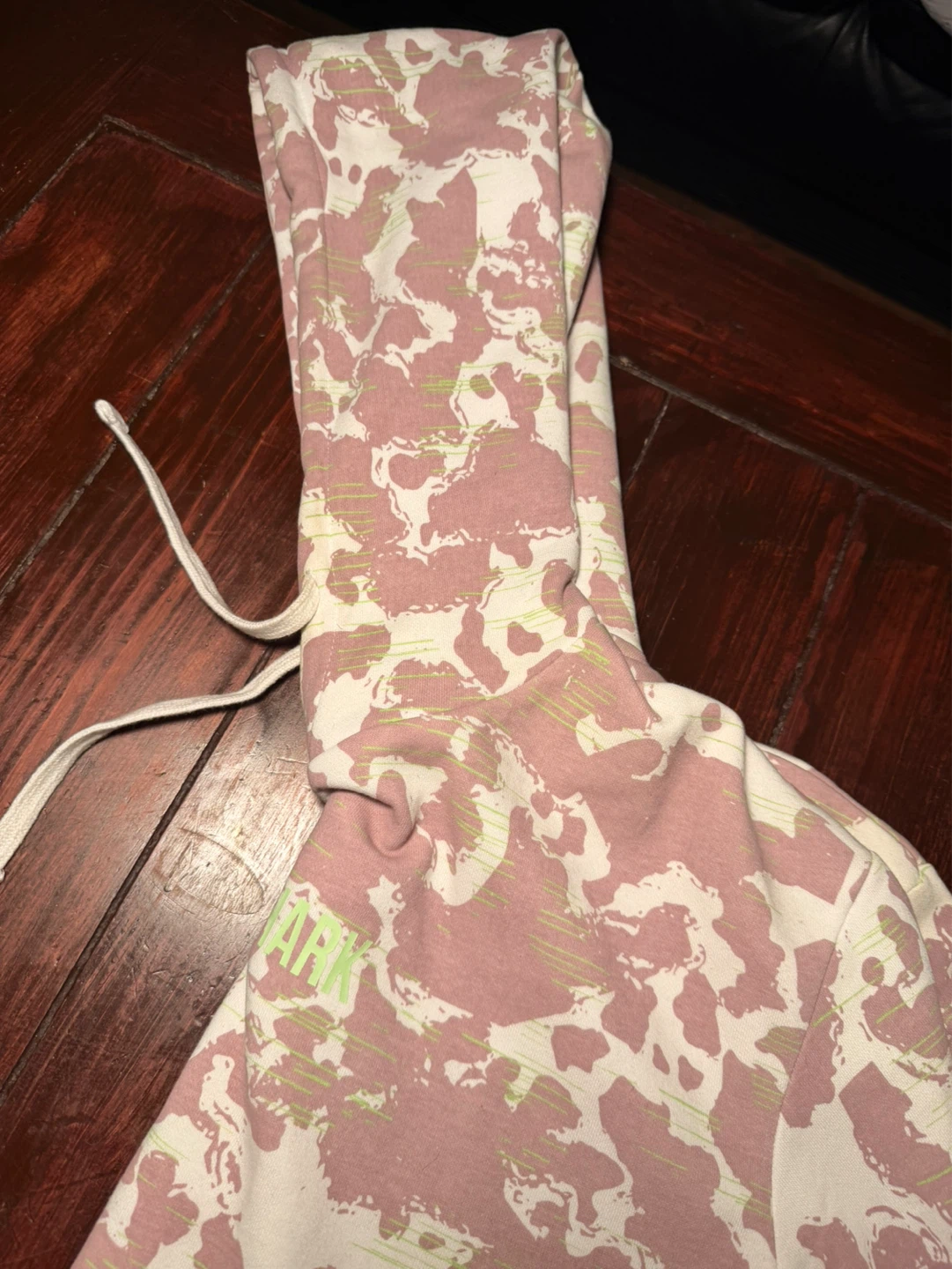 Gymshark Camo Hoodie XS Pink White - photo 5