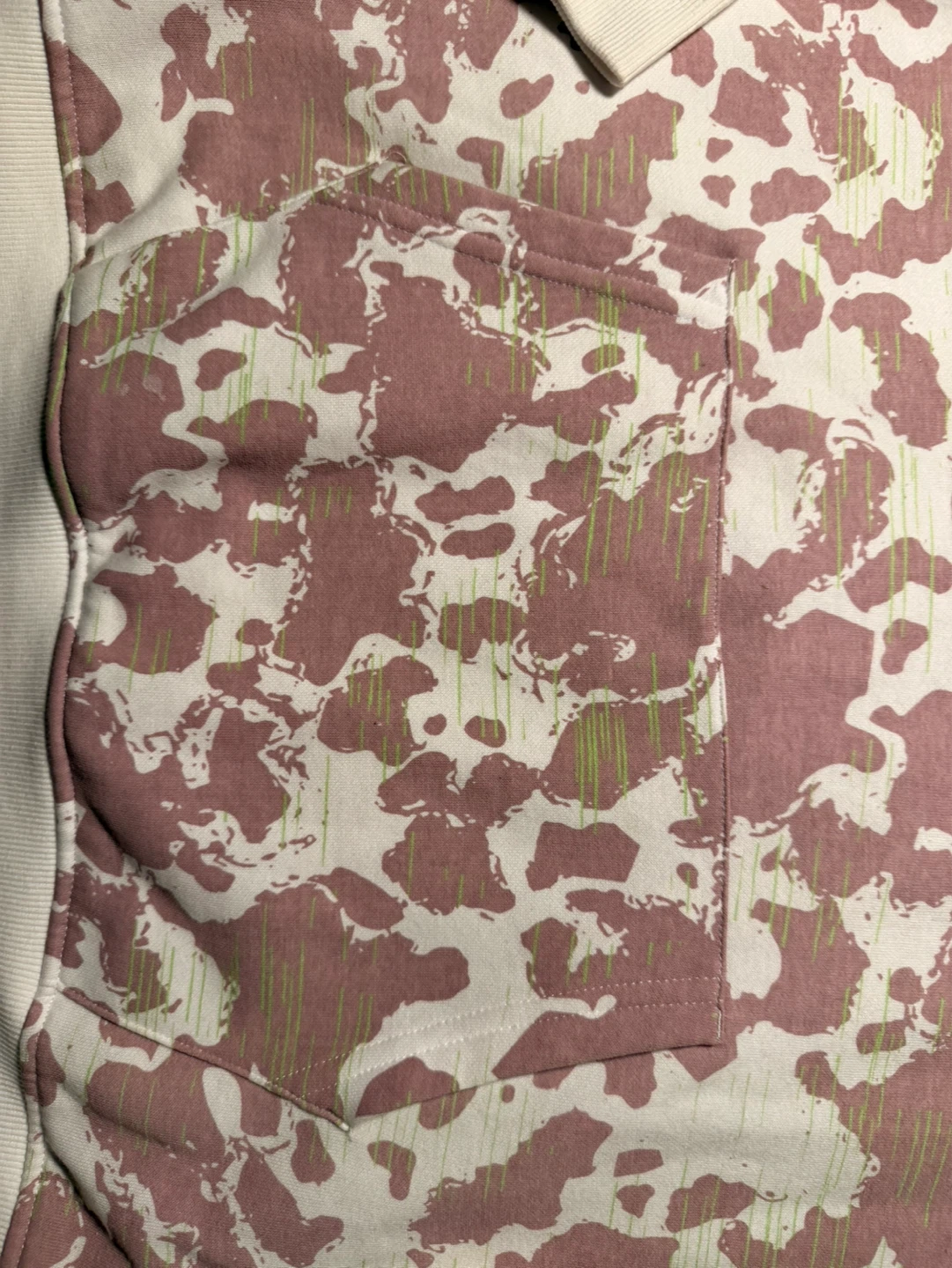 Gymshark Camo Hoodie XS Pink White - photo 4