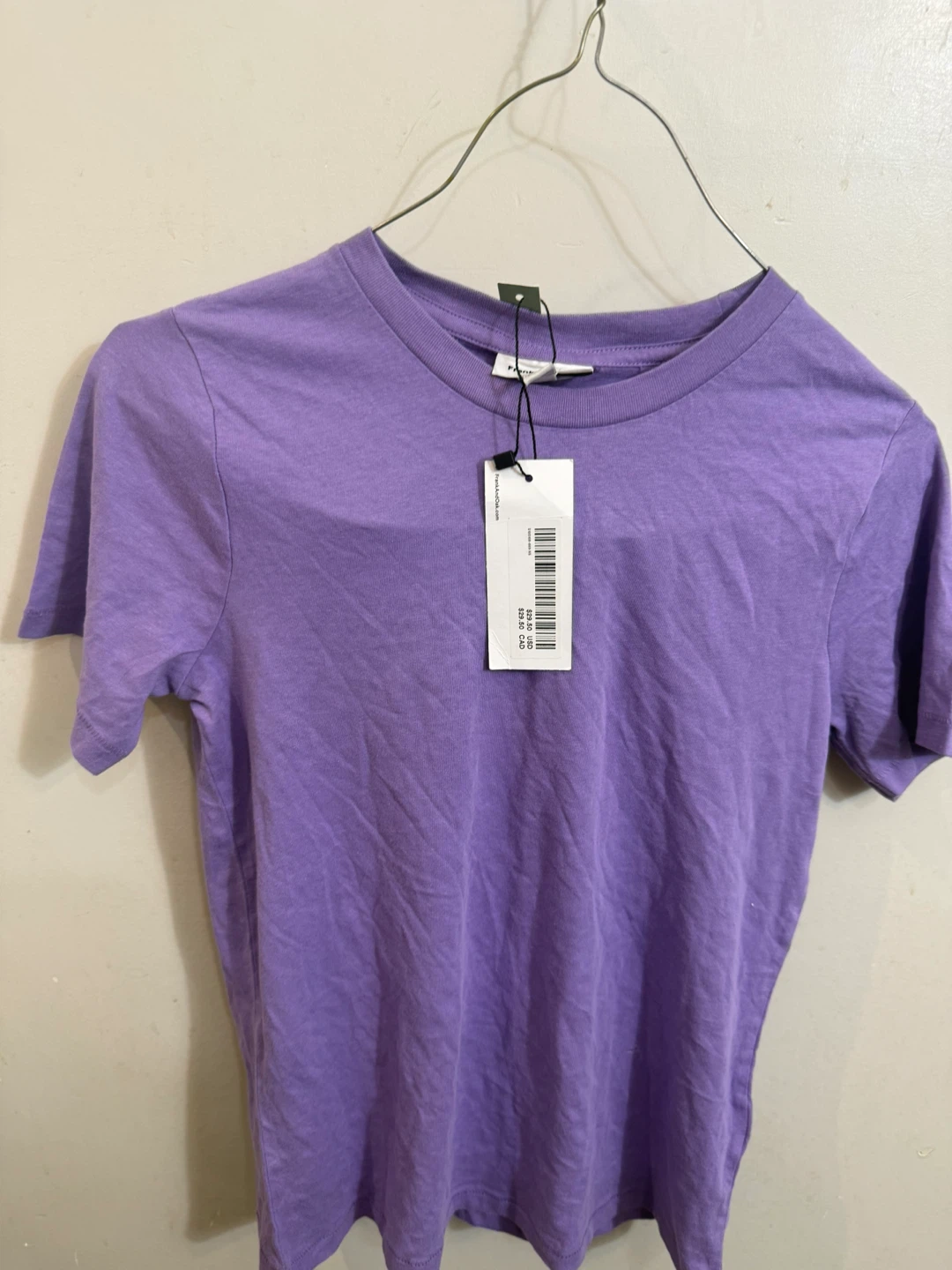 Frank And Oak Purple T-Shirt women’s  xsmall