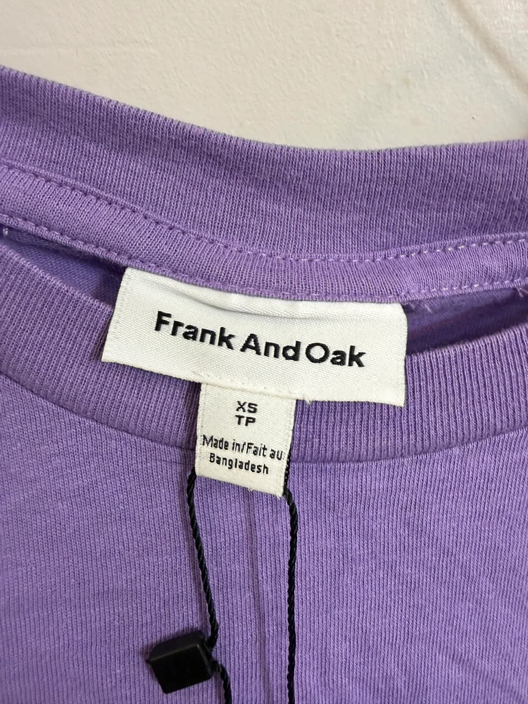 Frank And Oak Purple T-Shirt women’s  xsmall - photo 3