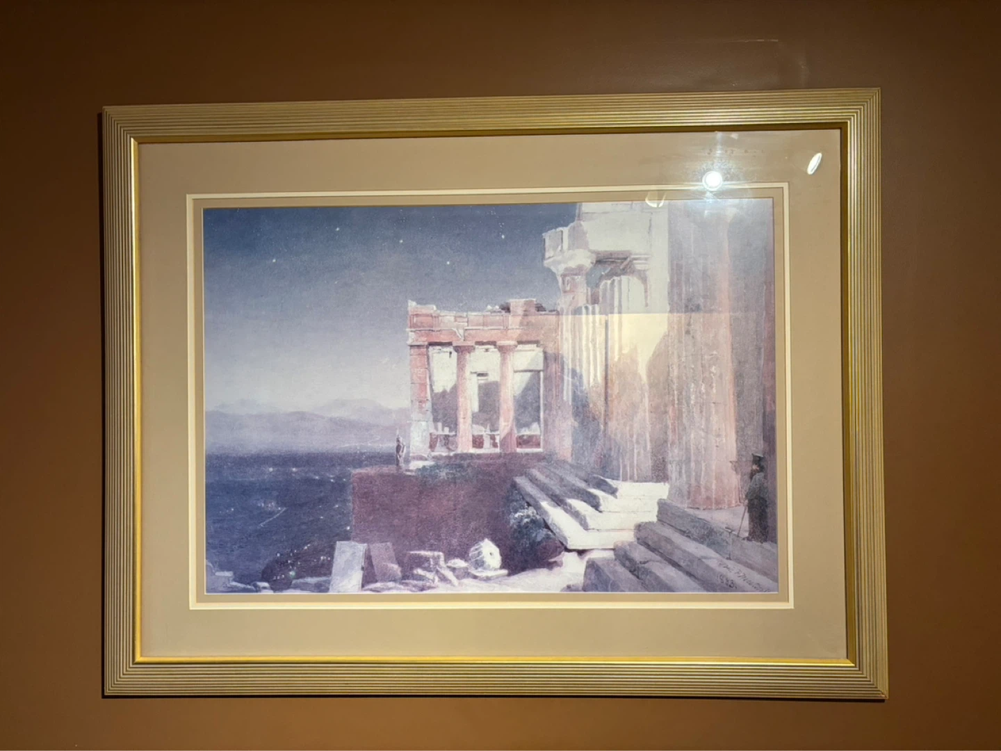 Framed Art Print of Ancient Ruins