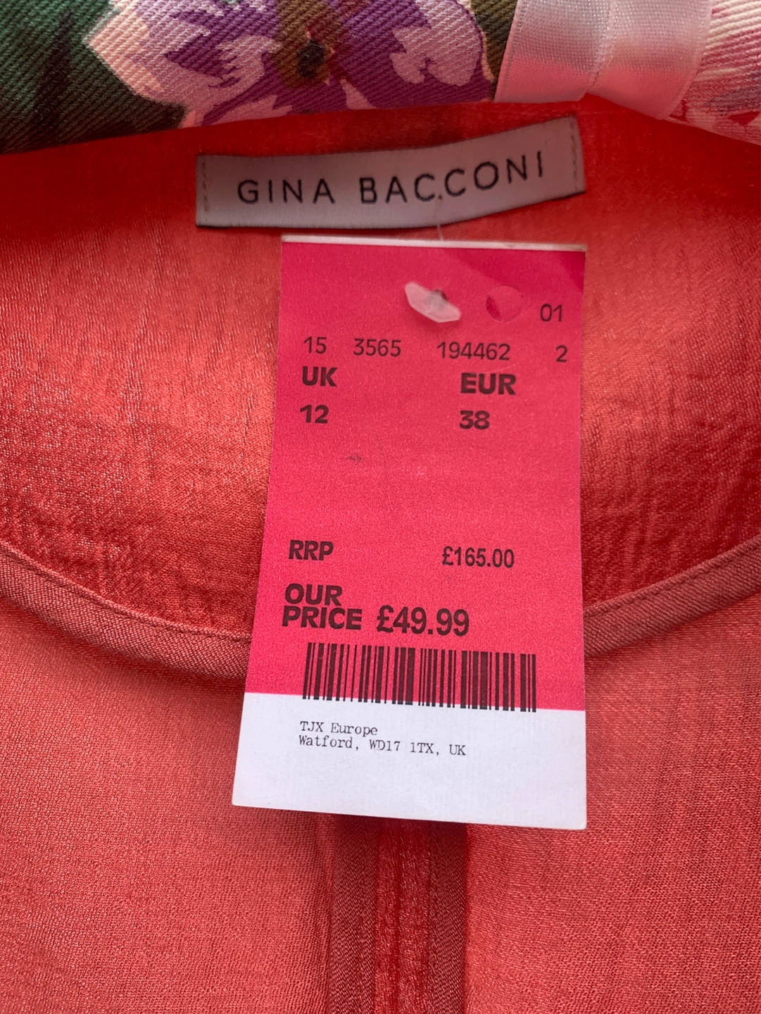 Gina Bacconi Coral Rose Embellished Blazer - Size 14 UK - photo 2